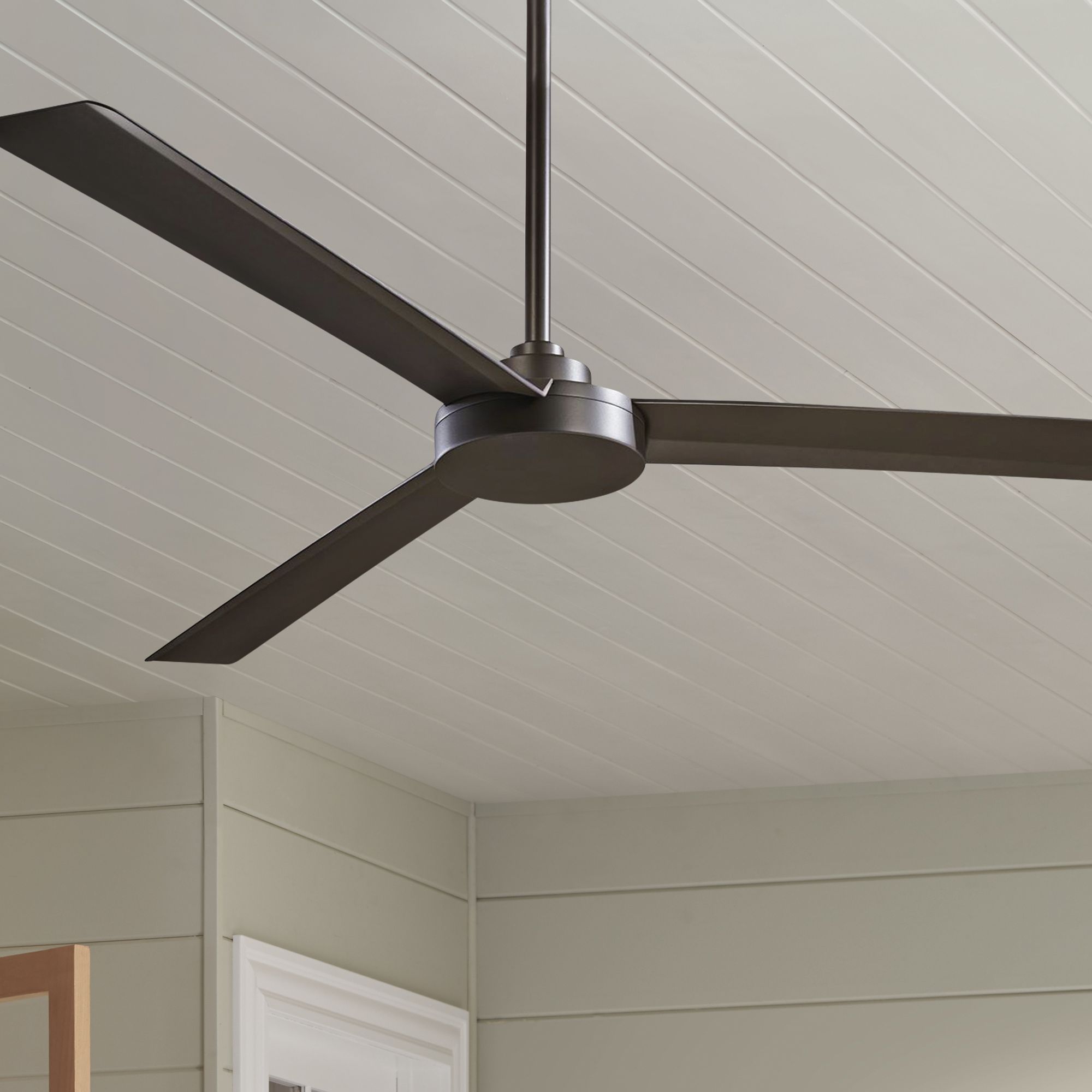 62" Minka Aire Roto XL OilRubbed Bronze Wet Ceiling Fan 9F570