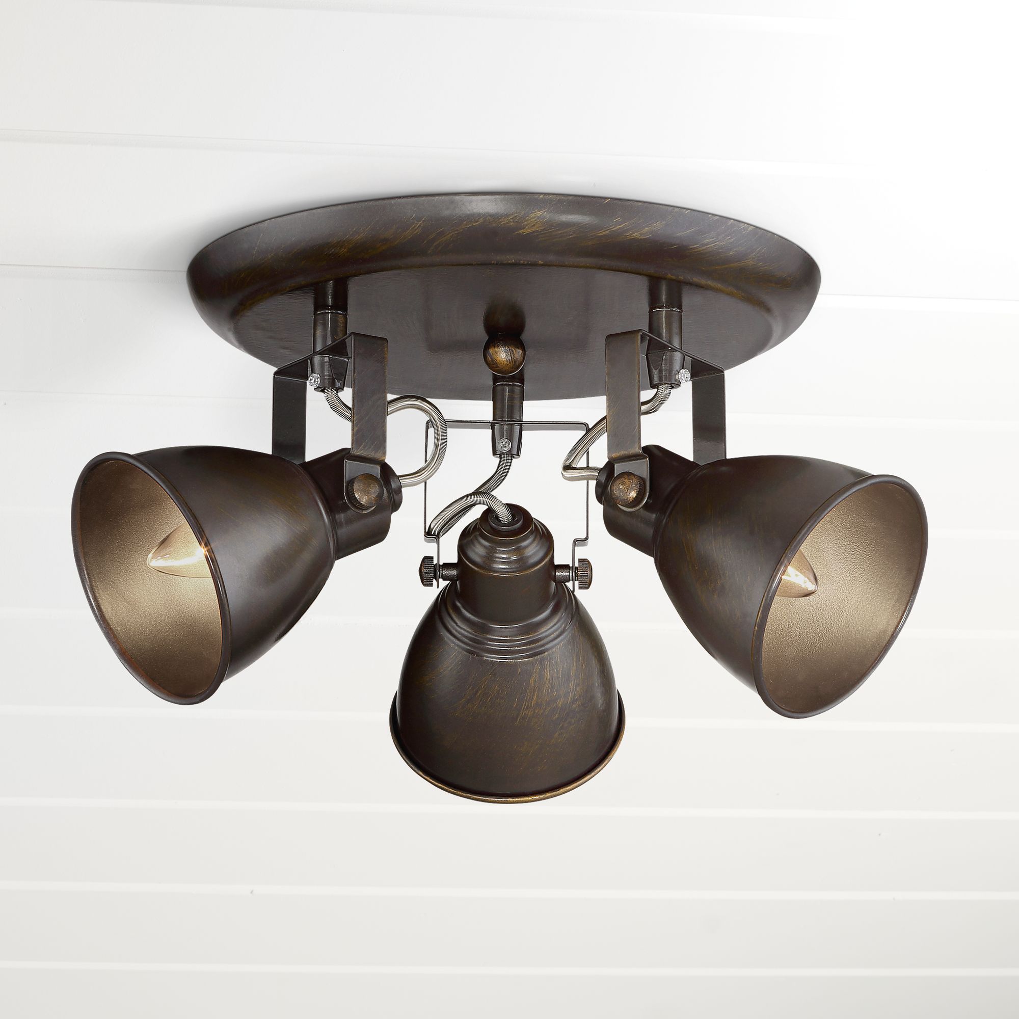 Pro Track Abby 3Light Bronze Ceiling Track Fixture 9K970 Lamps Plus