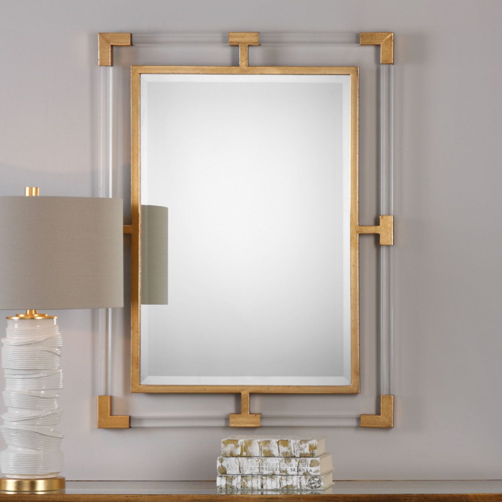 Uttermost Balkan Gold 28" x 37 3/4" Wall Mirror 9R496 Lamps Plus
