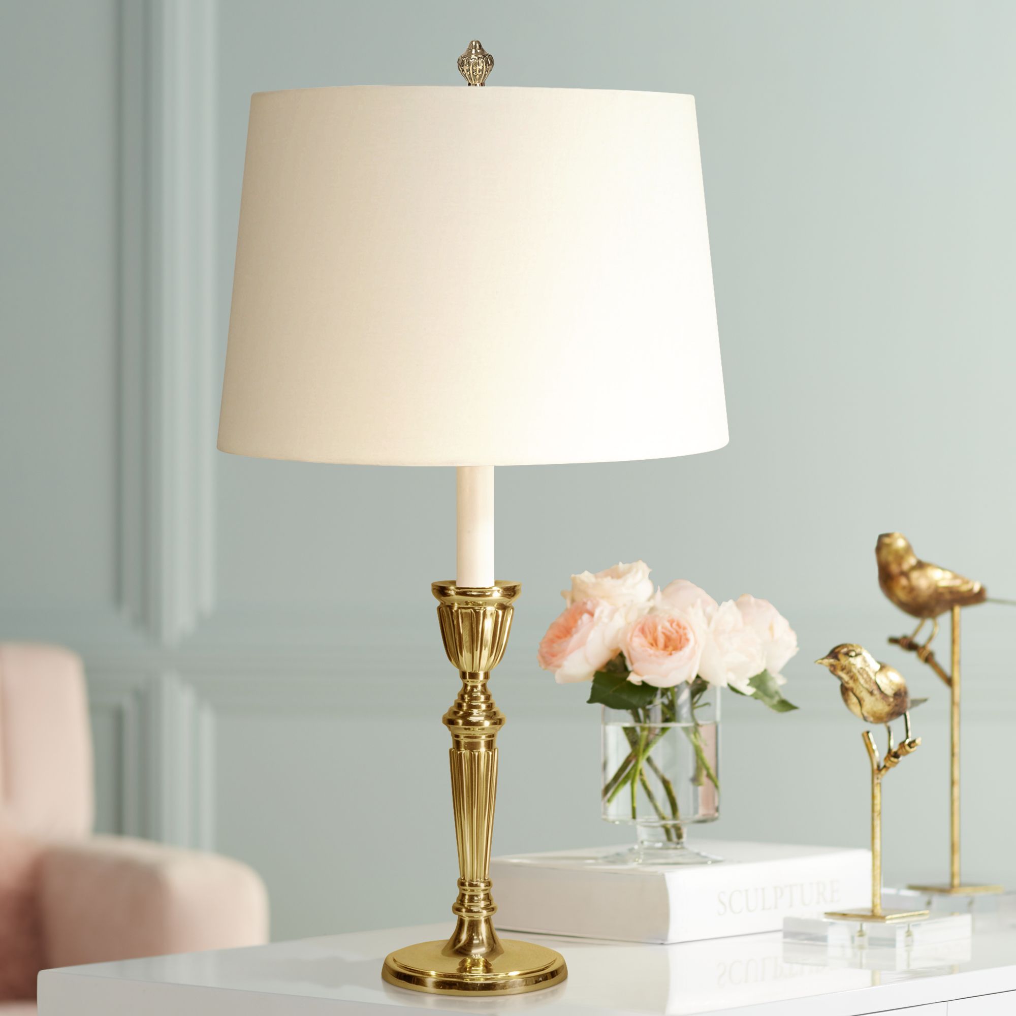 Gloucester Polished Brass Table Lamp 9X943 Lamps Plus