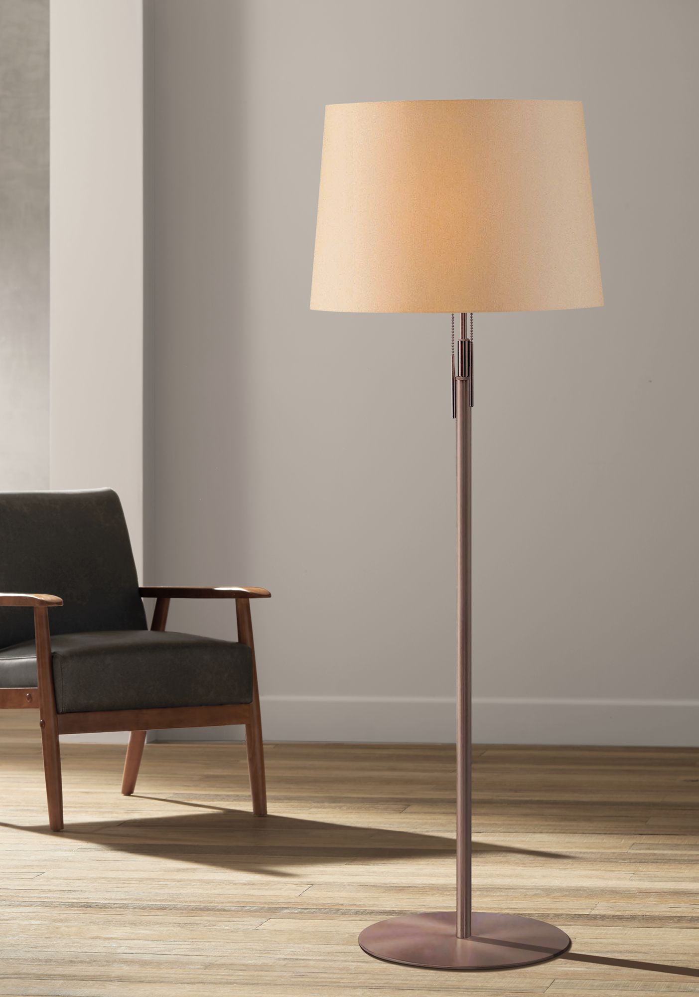 Holtkoetter Old Bronze Illuminator Kupfer 6Way Floor Lamp M7490