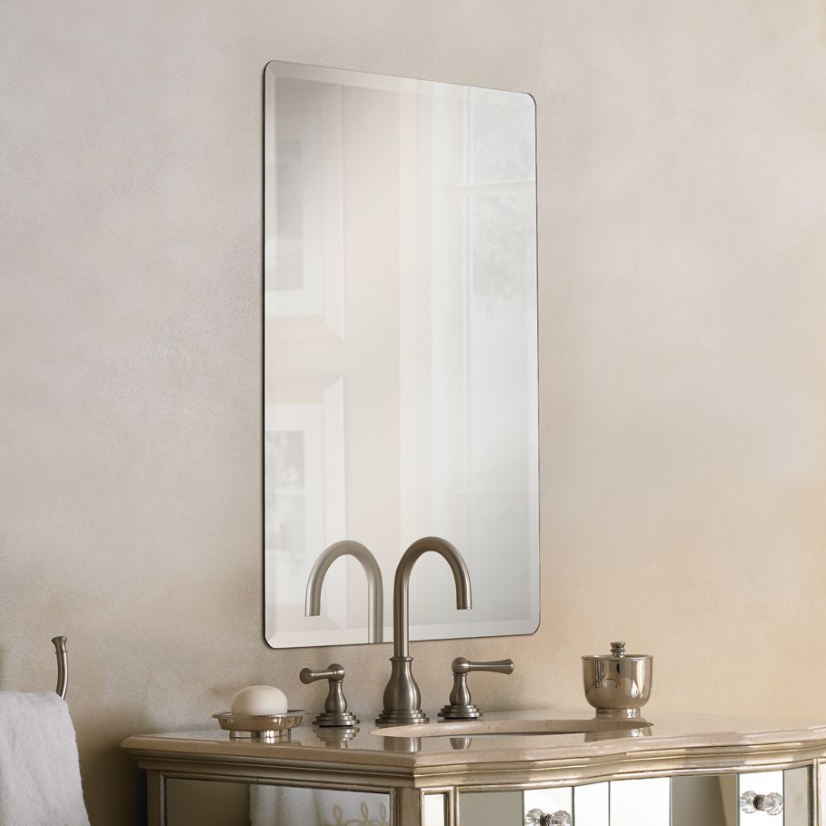 Galvin Frameless Beveled 24" x 36" Wall Mirror P1400 Lamps Plus