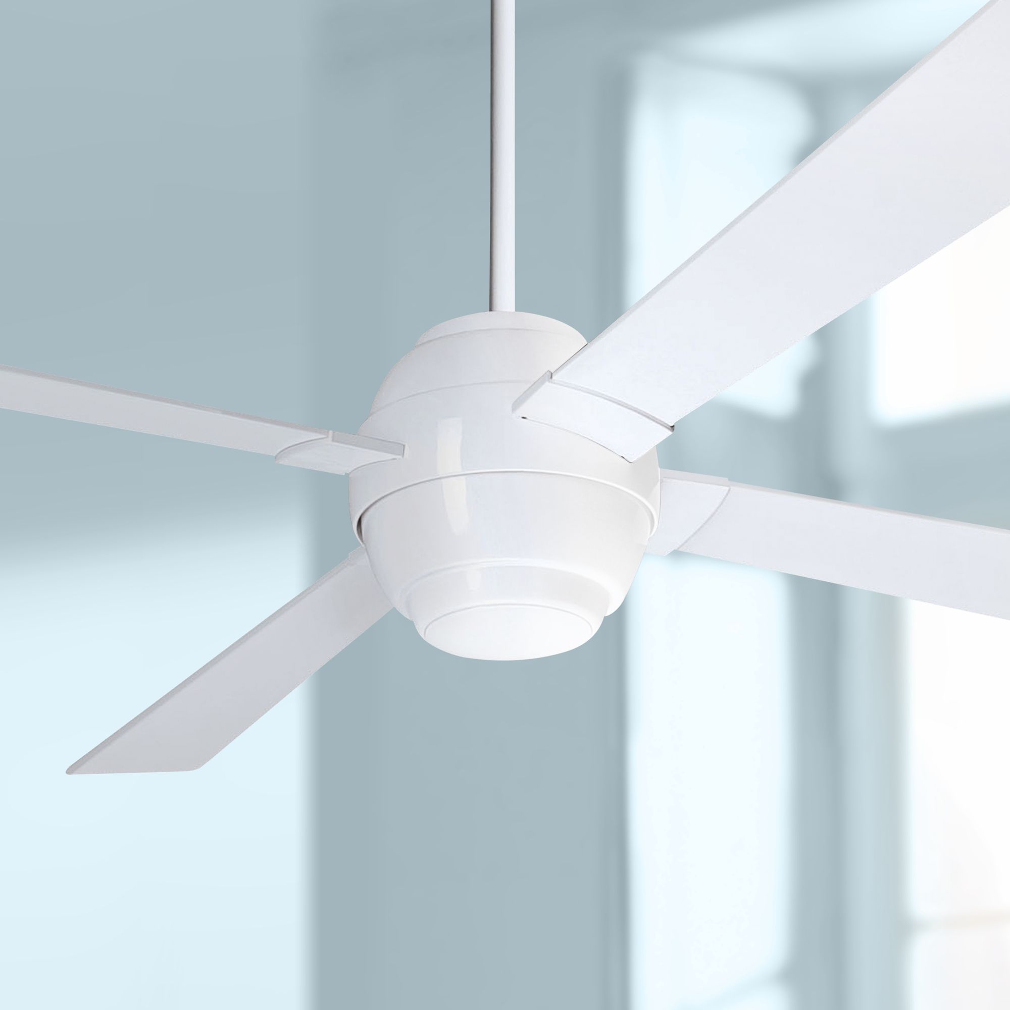 56" Modern Fan Company Gusto White Ceiling Fan U5613 Lamps Plus