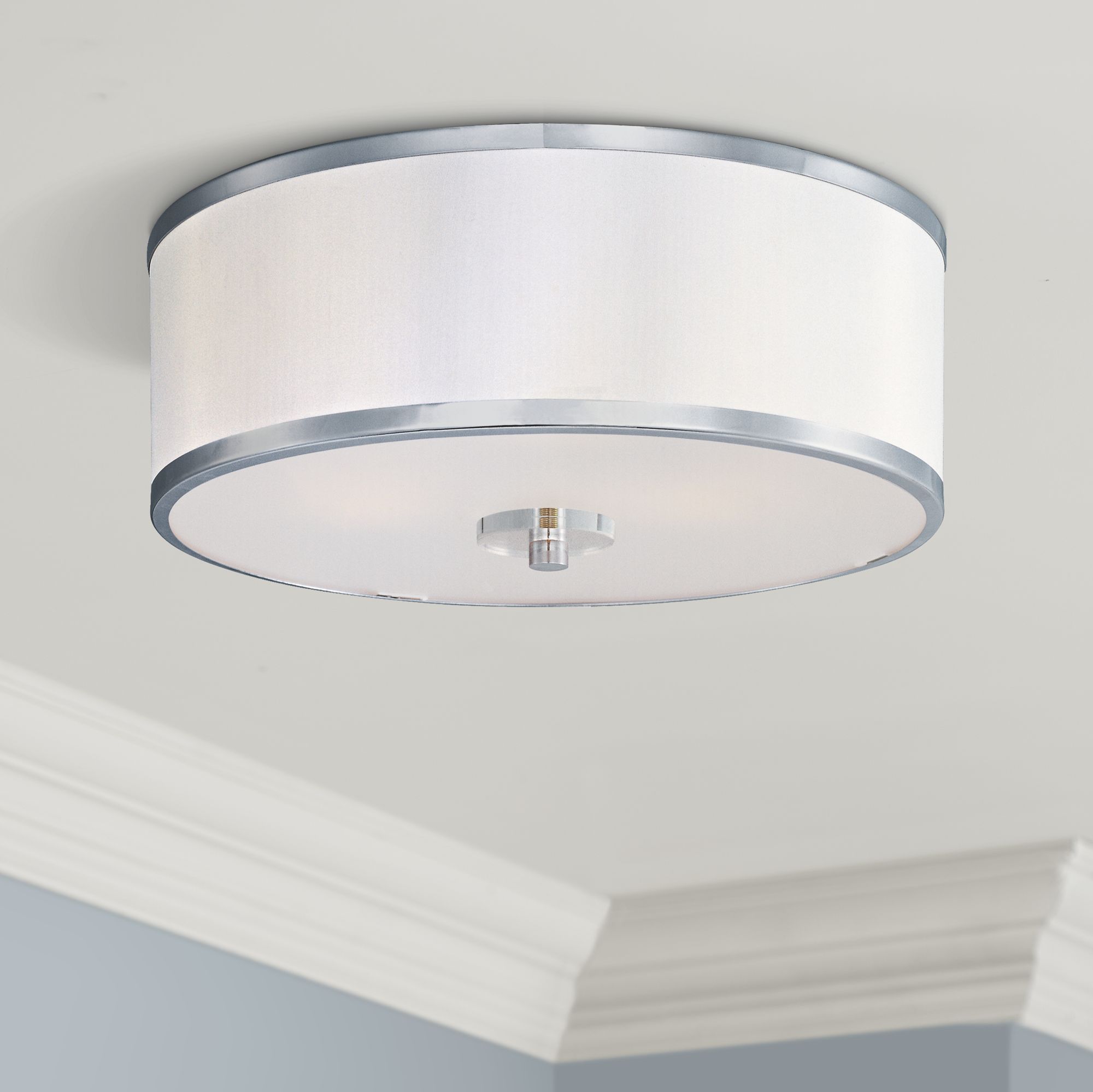 Maxim Metro Flush Mount 15 3/4" Wide Ceiling Light W4991 Lamps Plus