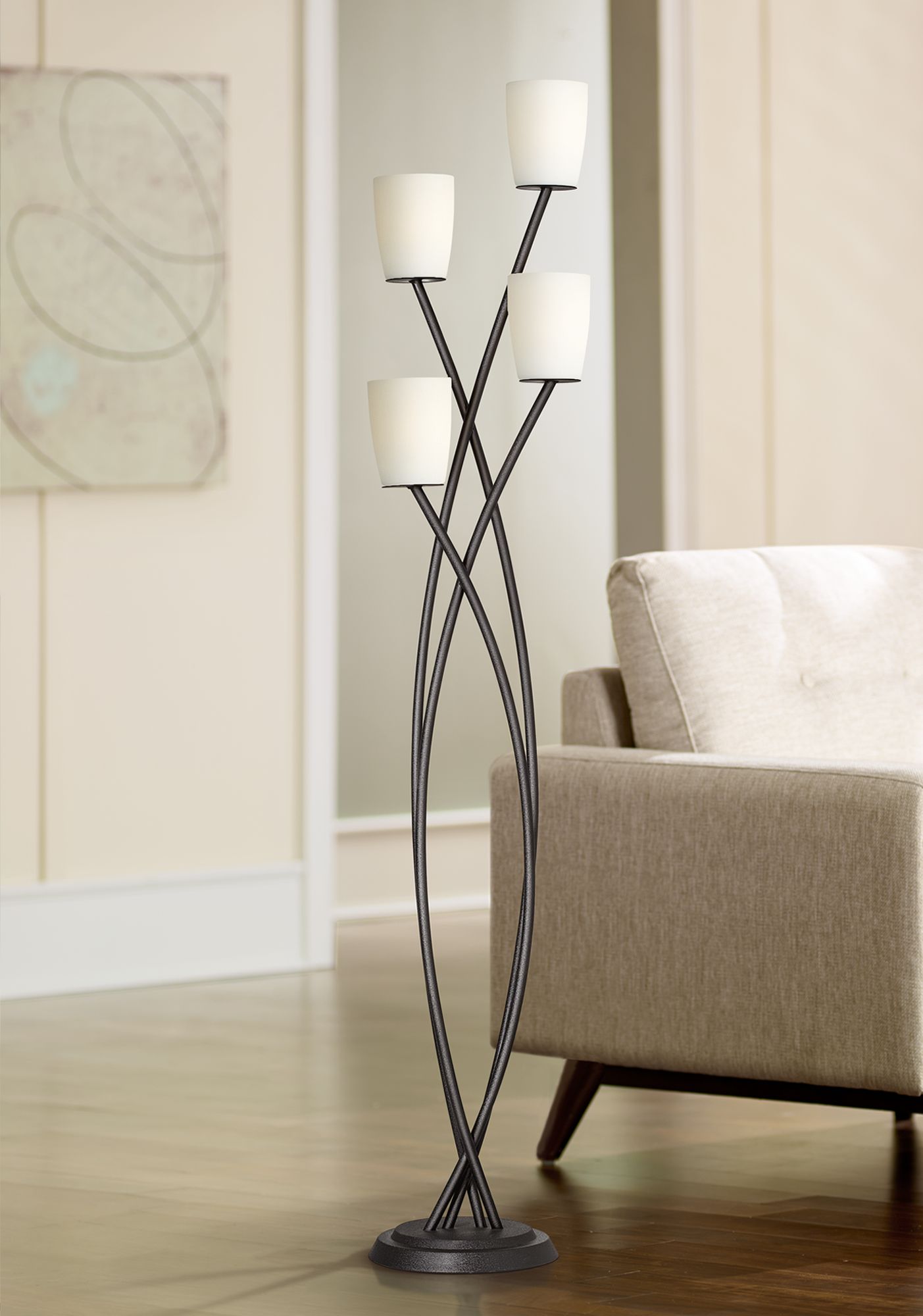 Kathy Ireland Metro Crossing Uplight Floor Lamp X2236 Lamps Plus
