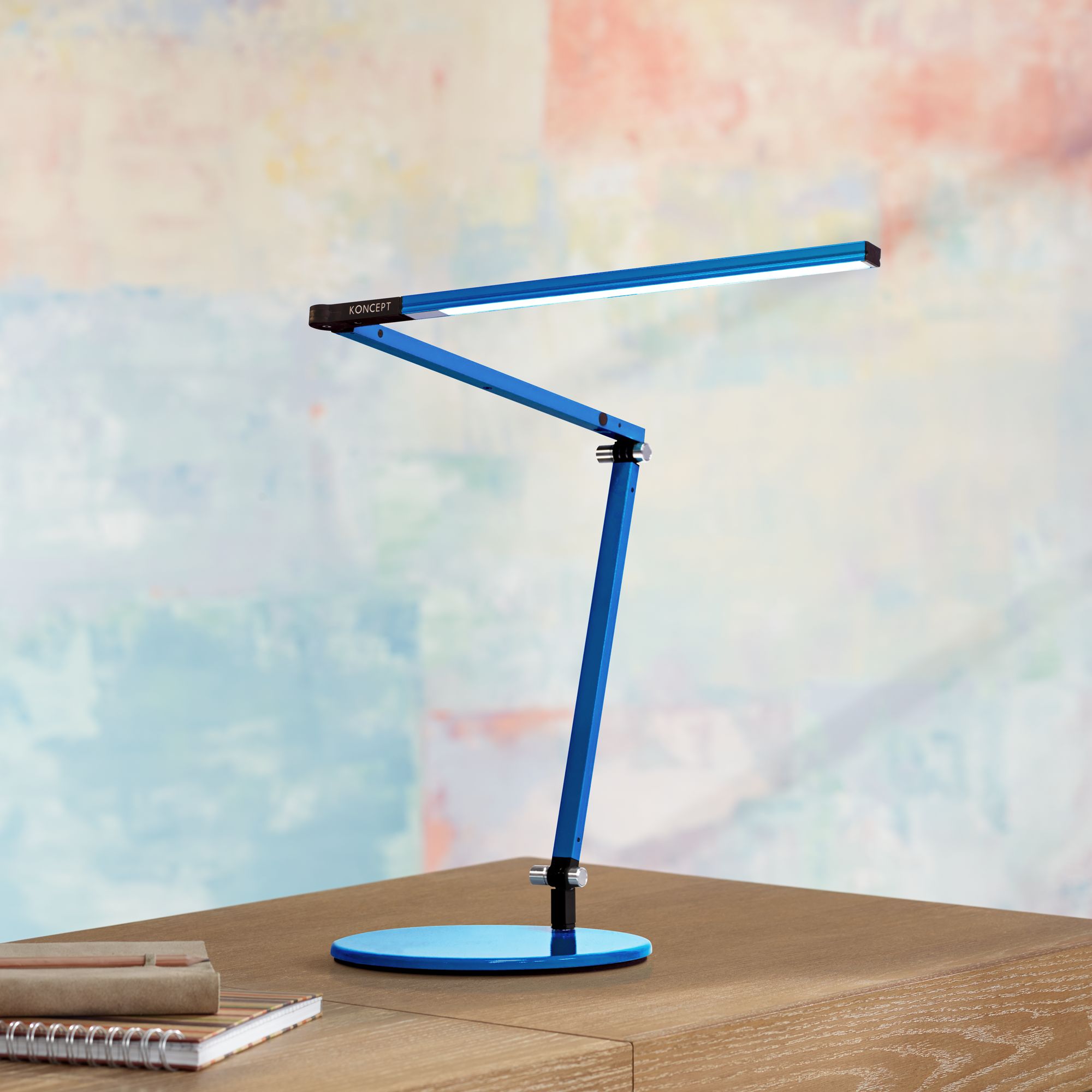 Koncept Gen 3 ZBar Mini Warm Light LED Desk Lamp Blue X7075 Lamps