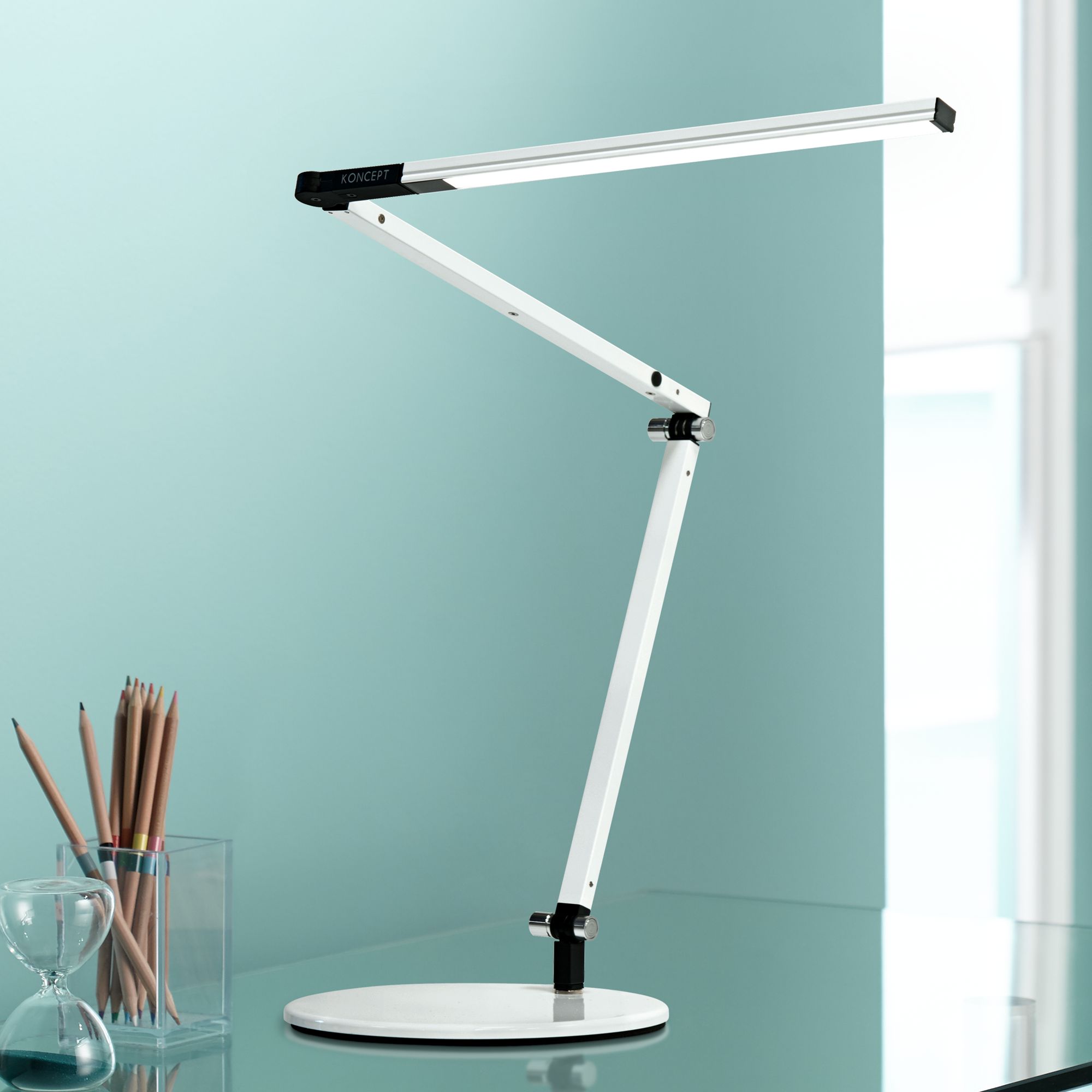 Gen 3 ZBar Mini Warm LED White Desk Lamp with Touch Dimmer X7079