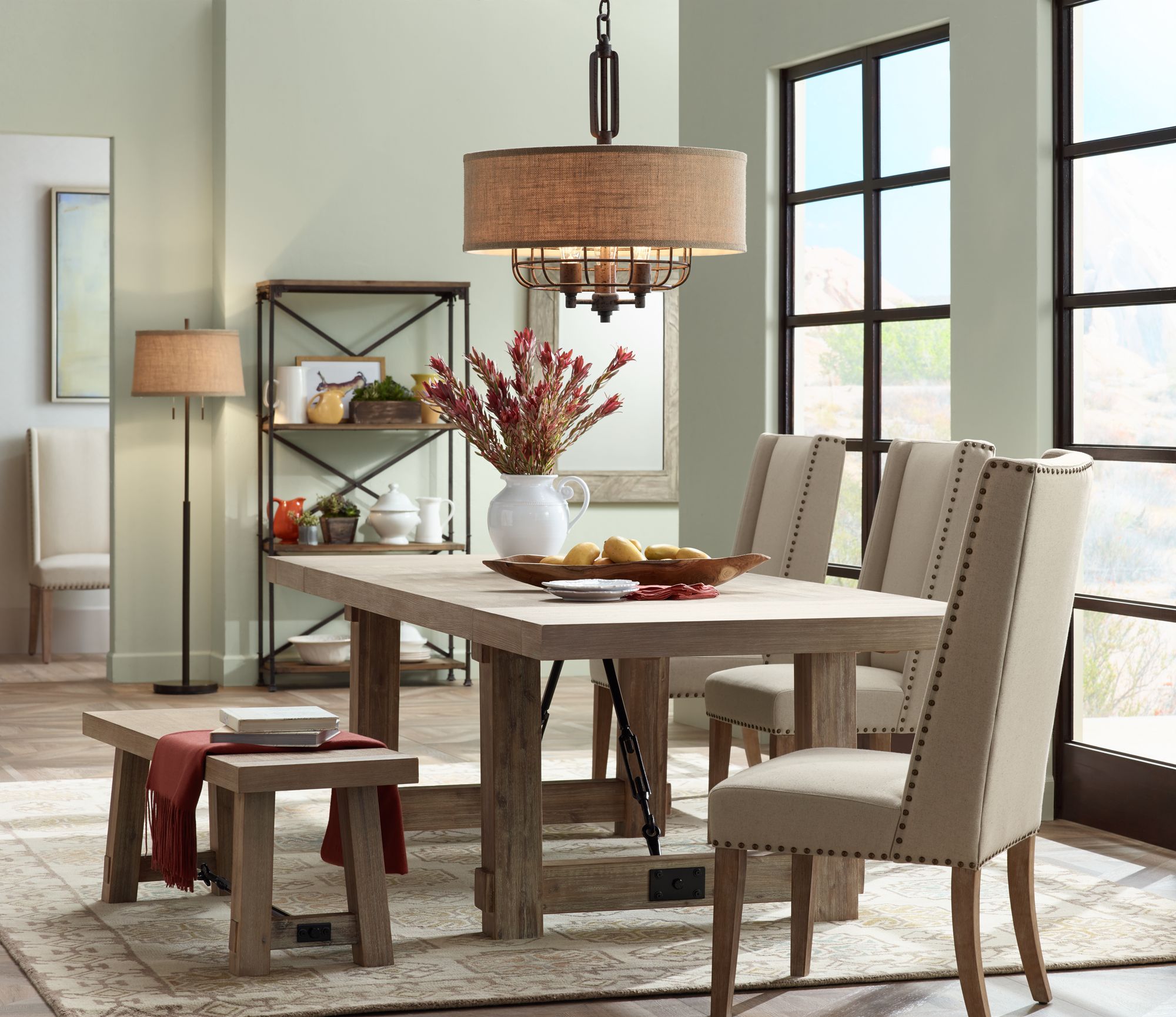 Tremont 20" Wide Rust Pendant Light by Franklin Iron Works 4C329