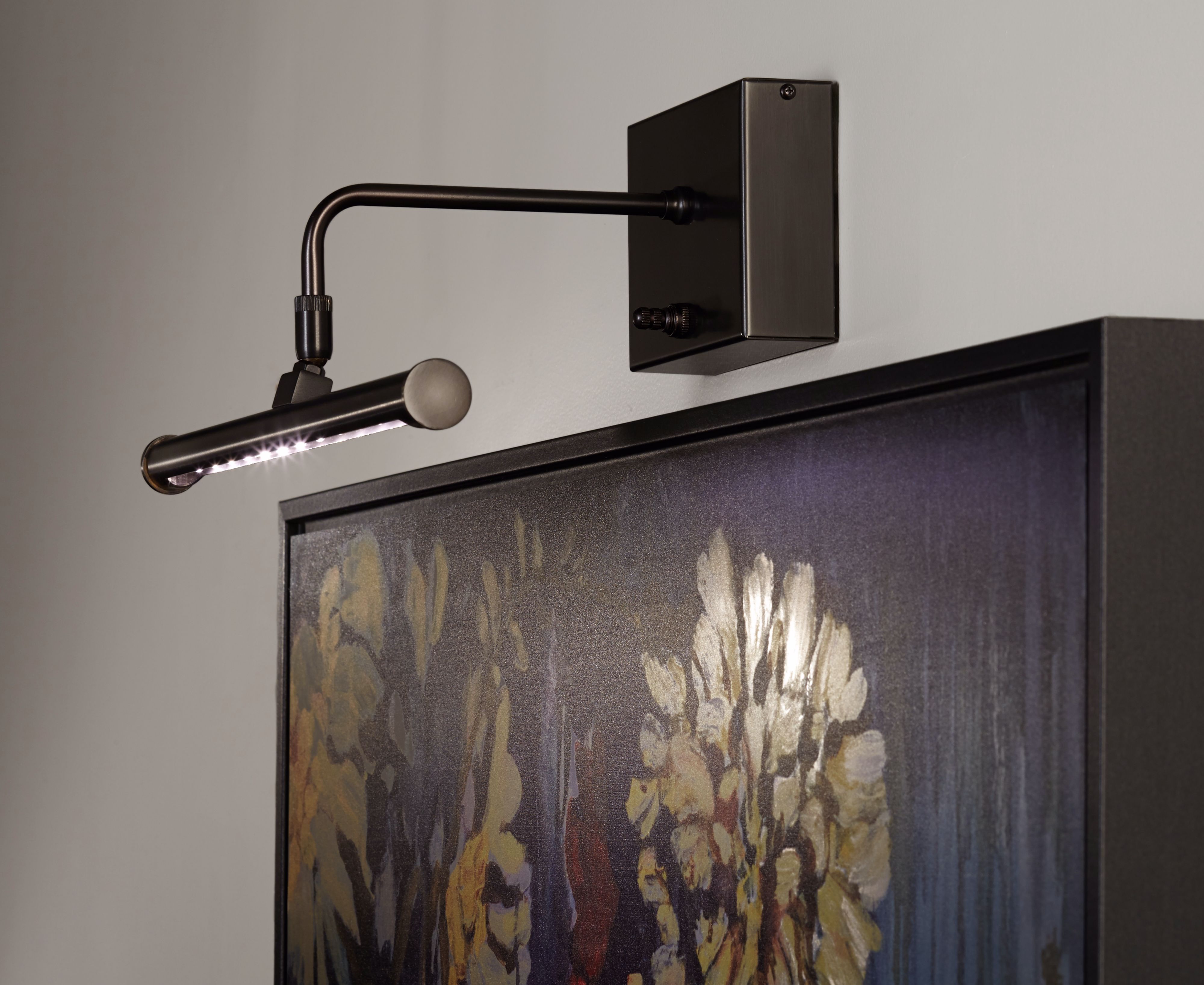 House of Troy 12 1/2" Wide Bronze Battery LED Picture Light 2N762