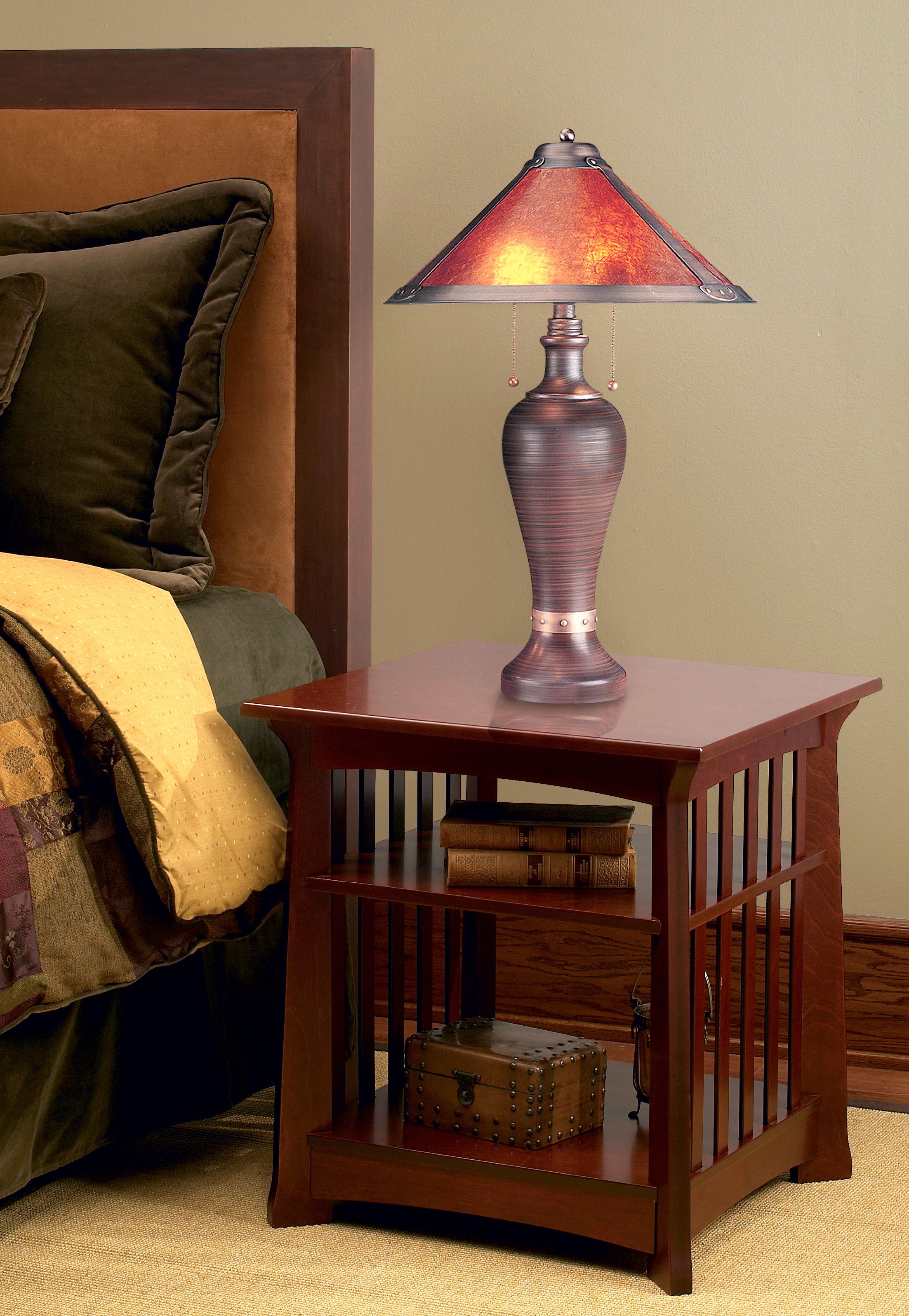Prairie Style 20" High Pillar Accent Table Lamp 63895 Lamps Plus