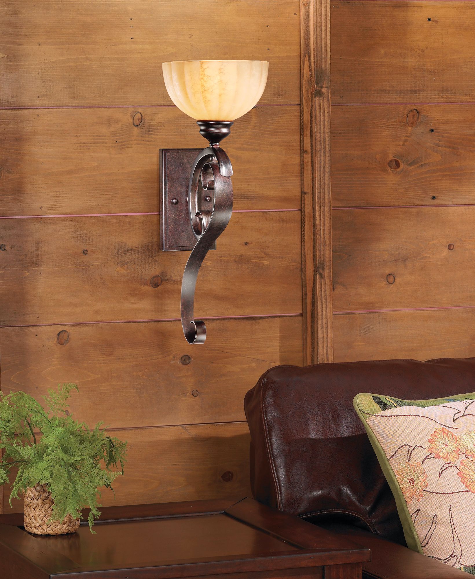 Add interest to your home decor with a country cottage wall sconce