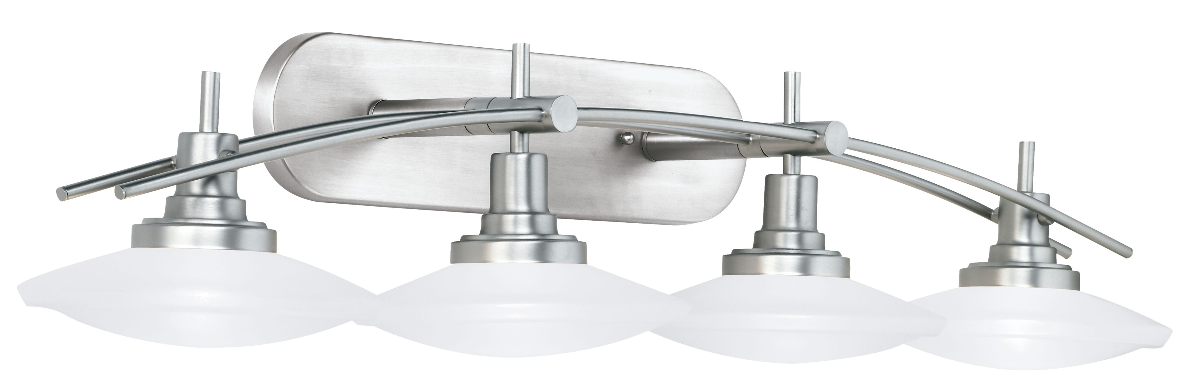 Structures Nickel 40" Wide Bathroom Light Fixture 01564 Lamps Plus