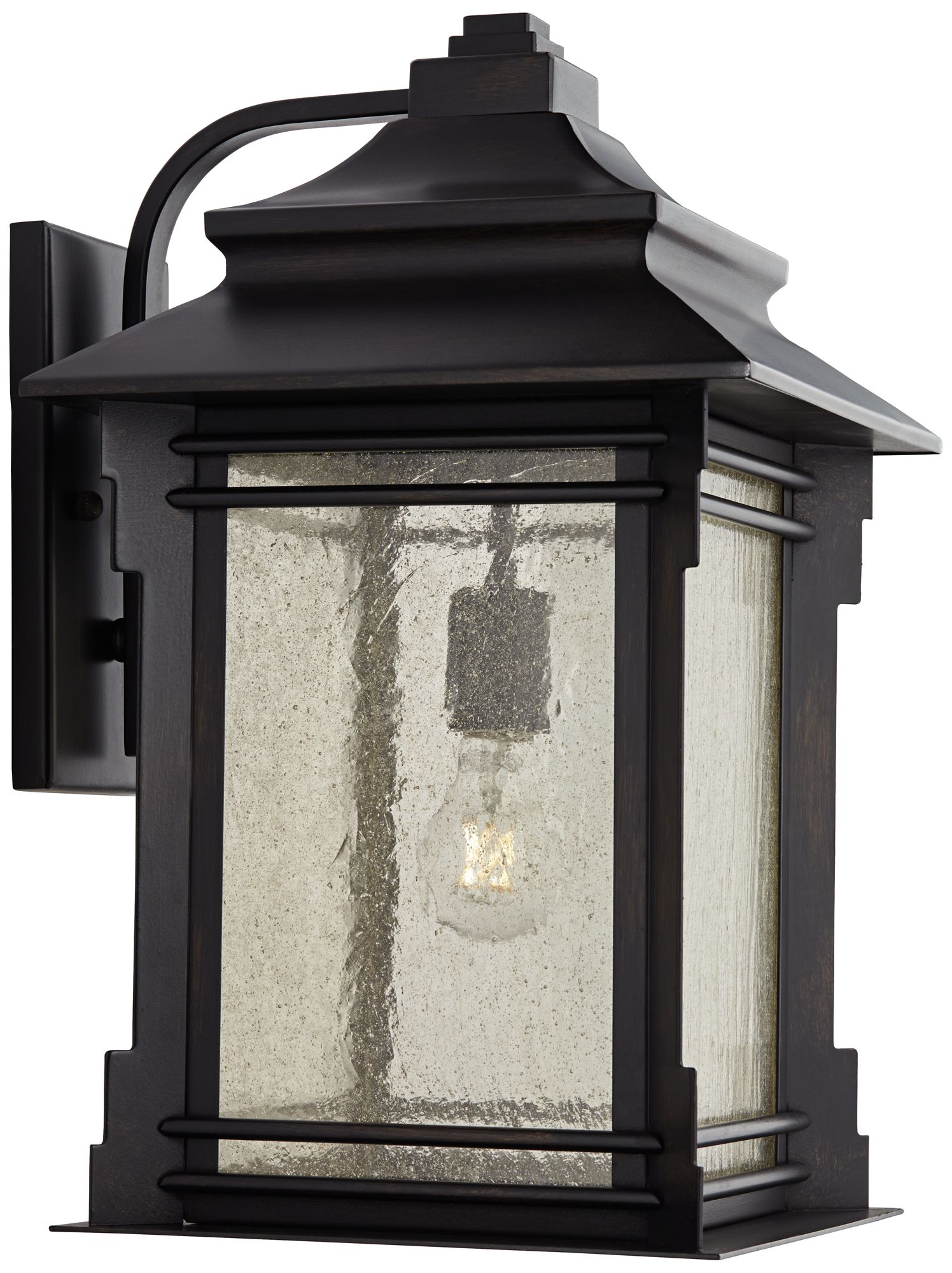 Hickory Point 19" High Bronze Outdoor Wall Light 09639 Lamps Plus