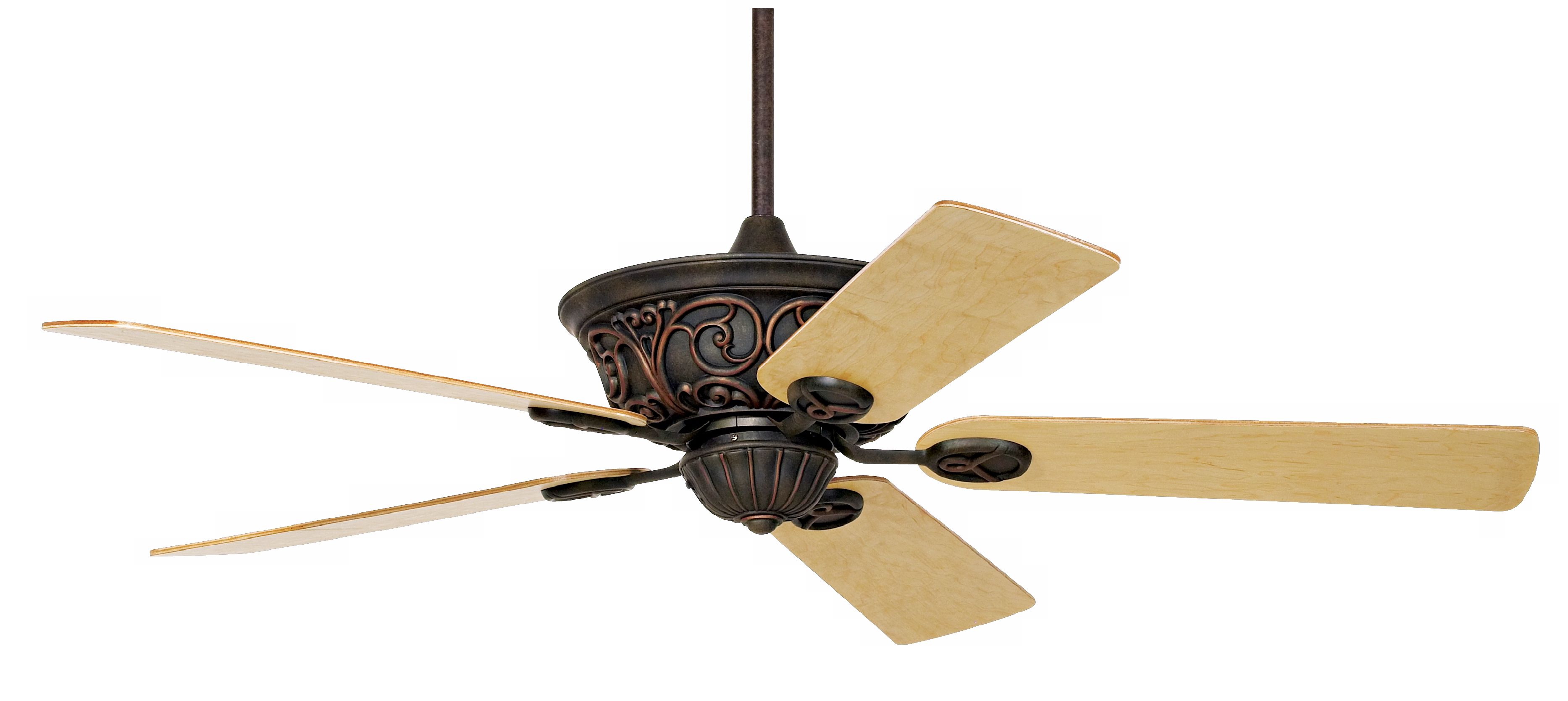 52" Casa Contessa Dark Copper Bronze Pull Chain Ceiling Fan 11G43