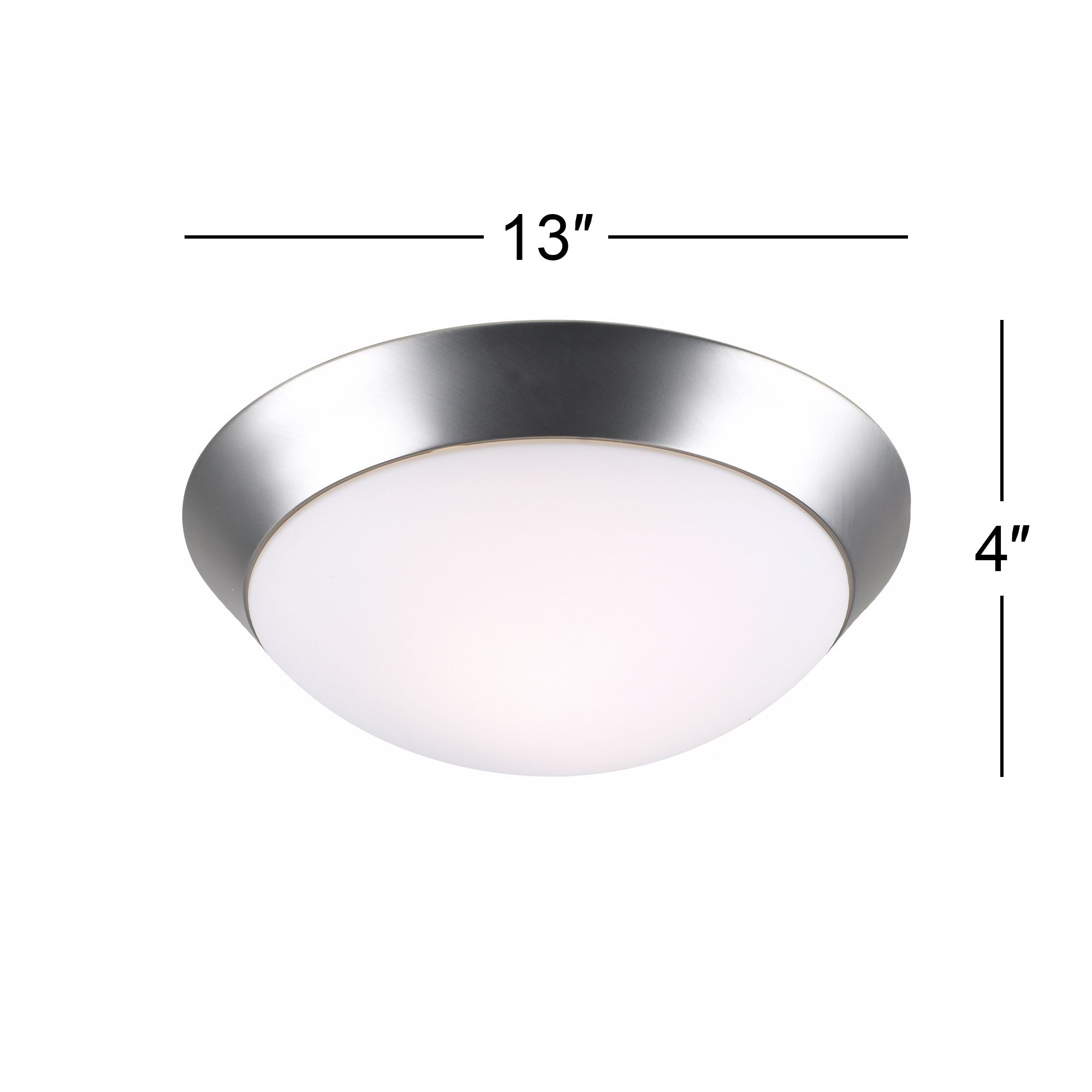 Davis 13" Wide Brushed Nickel Ceiling Light Fixture 12088 Lamps Plus