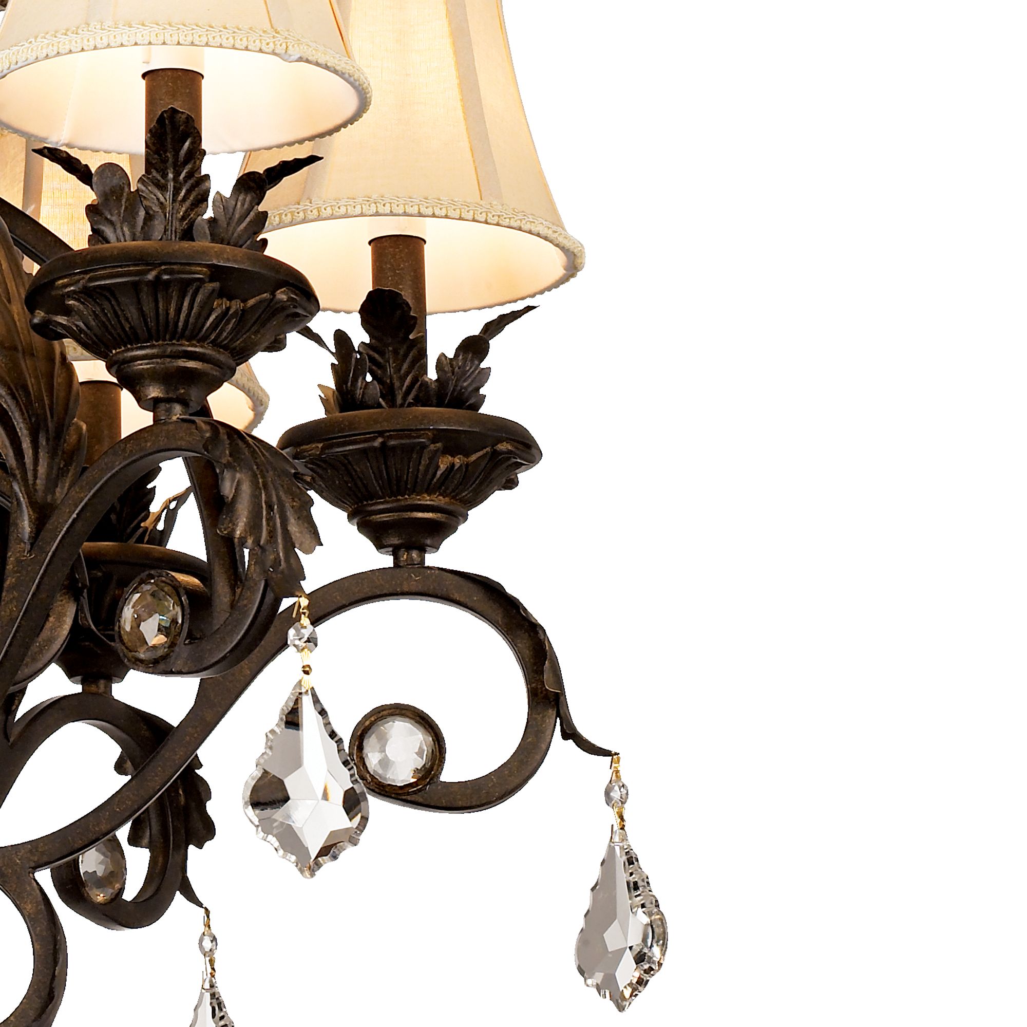 Kathy Ireland Ramas de Luces Bronze 30" Wide Chandelier 12798