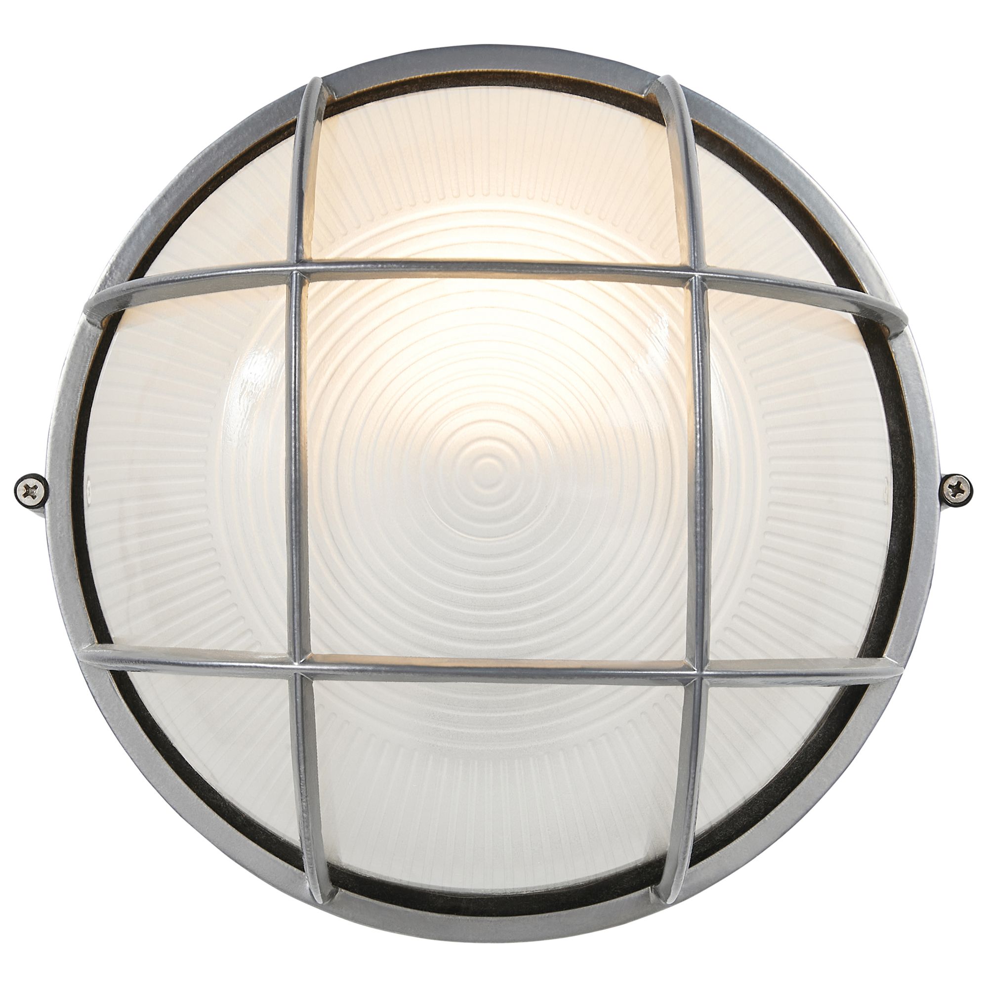 Nauticus 9 1/2" High Satin Nickel LED Outdoor Wall Light 12K09