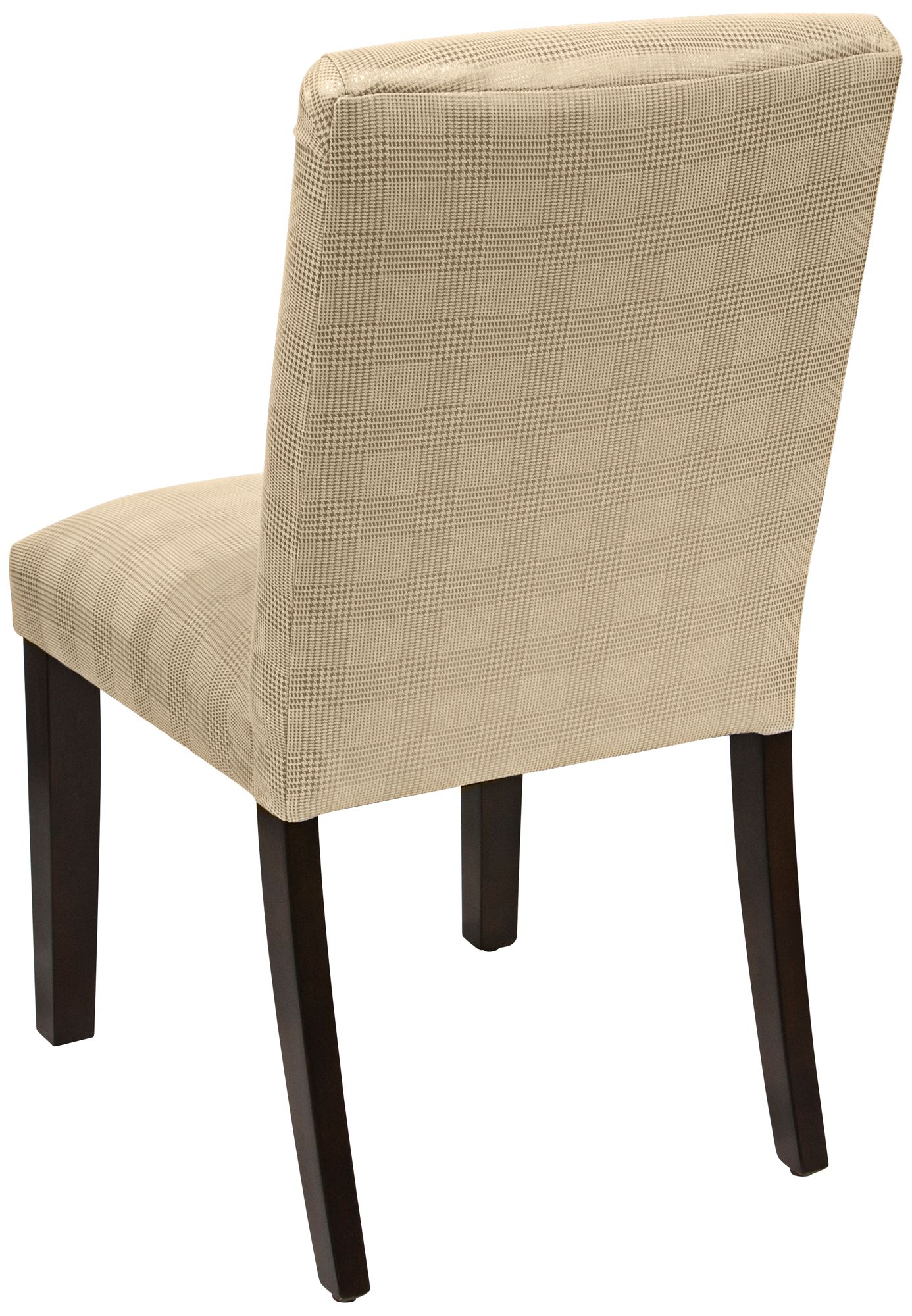 Main Street Polished Gold Fabric Dining Chair 12T21 Lamps Plus