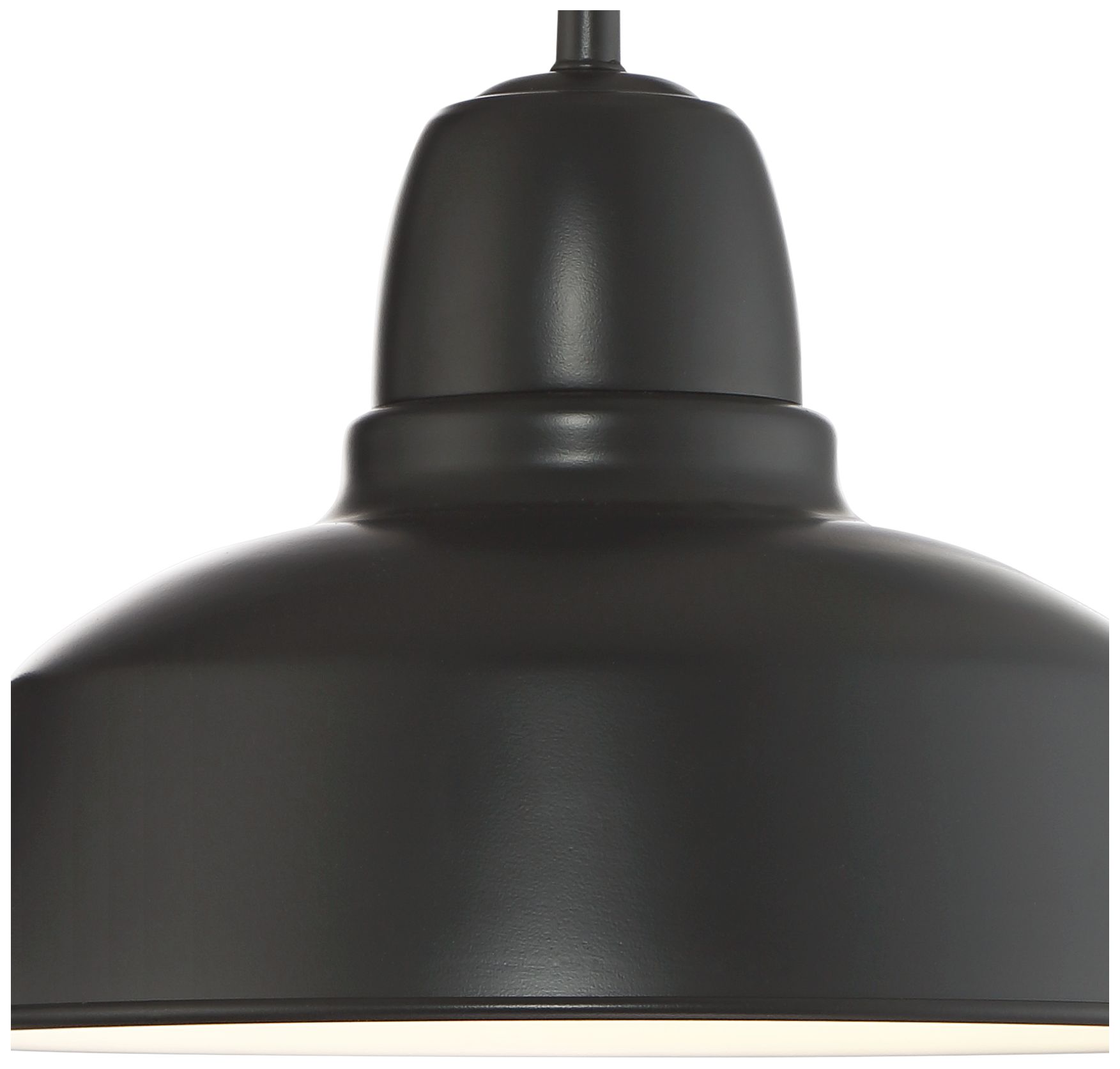 Urban Barn Collection 13" High Black Outdoor Wall Light 13F69