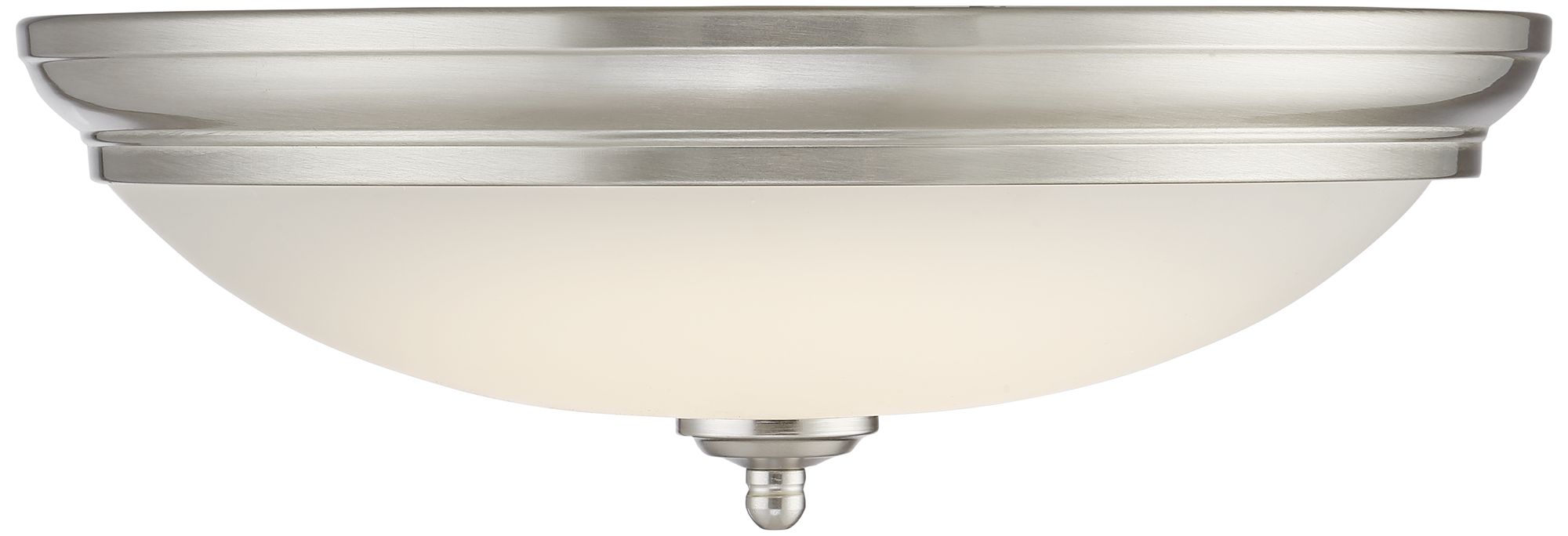 Melana 13" Wide Brushed Nickel LED Ceiling Light 13H35 Lamps Plus