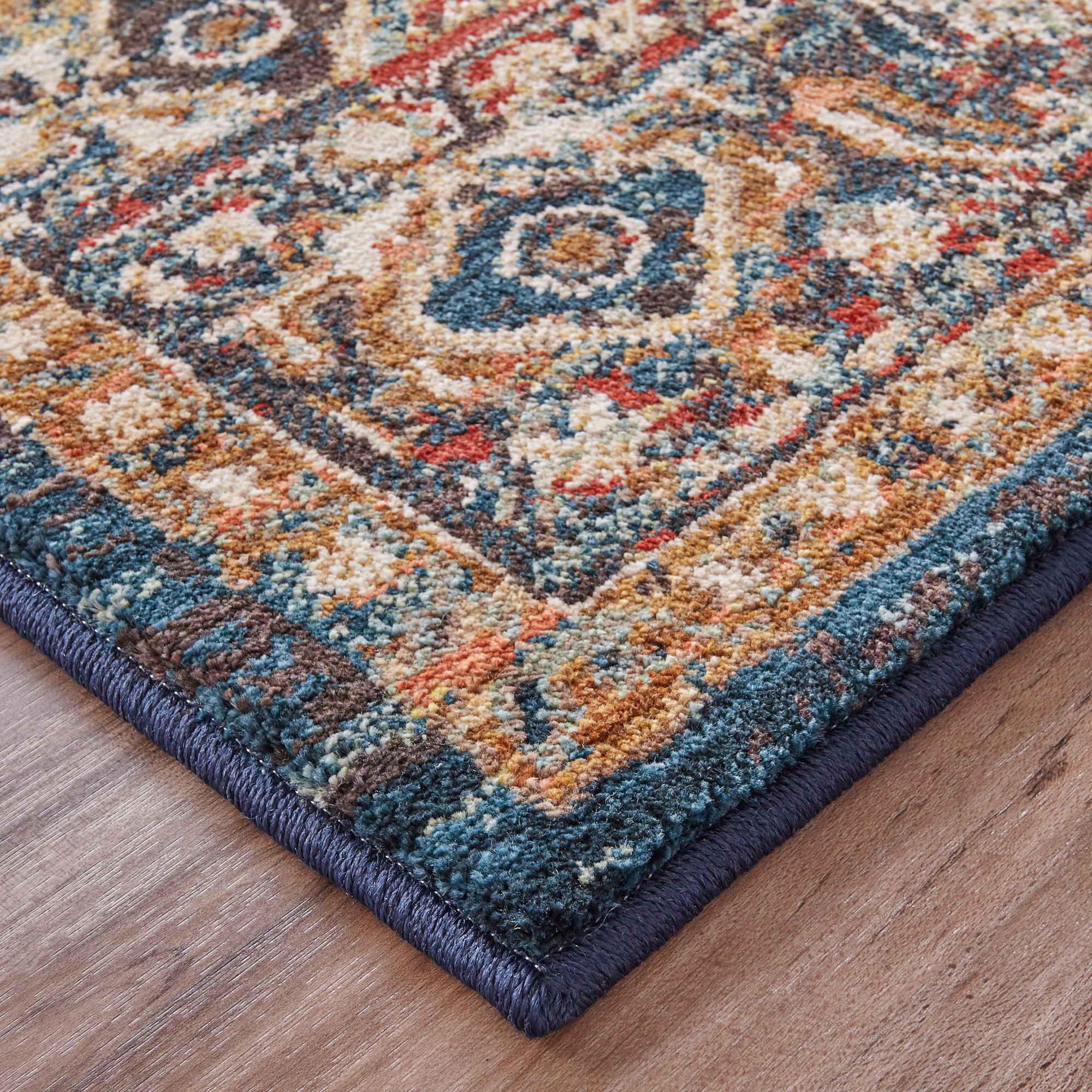 Karastan Spice Market 90807 Alcantara Sapphire Area Rug 144C0