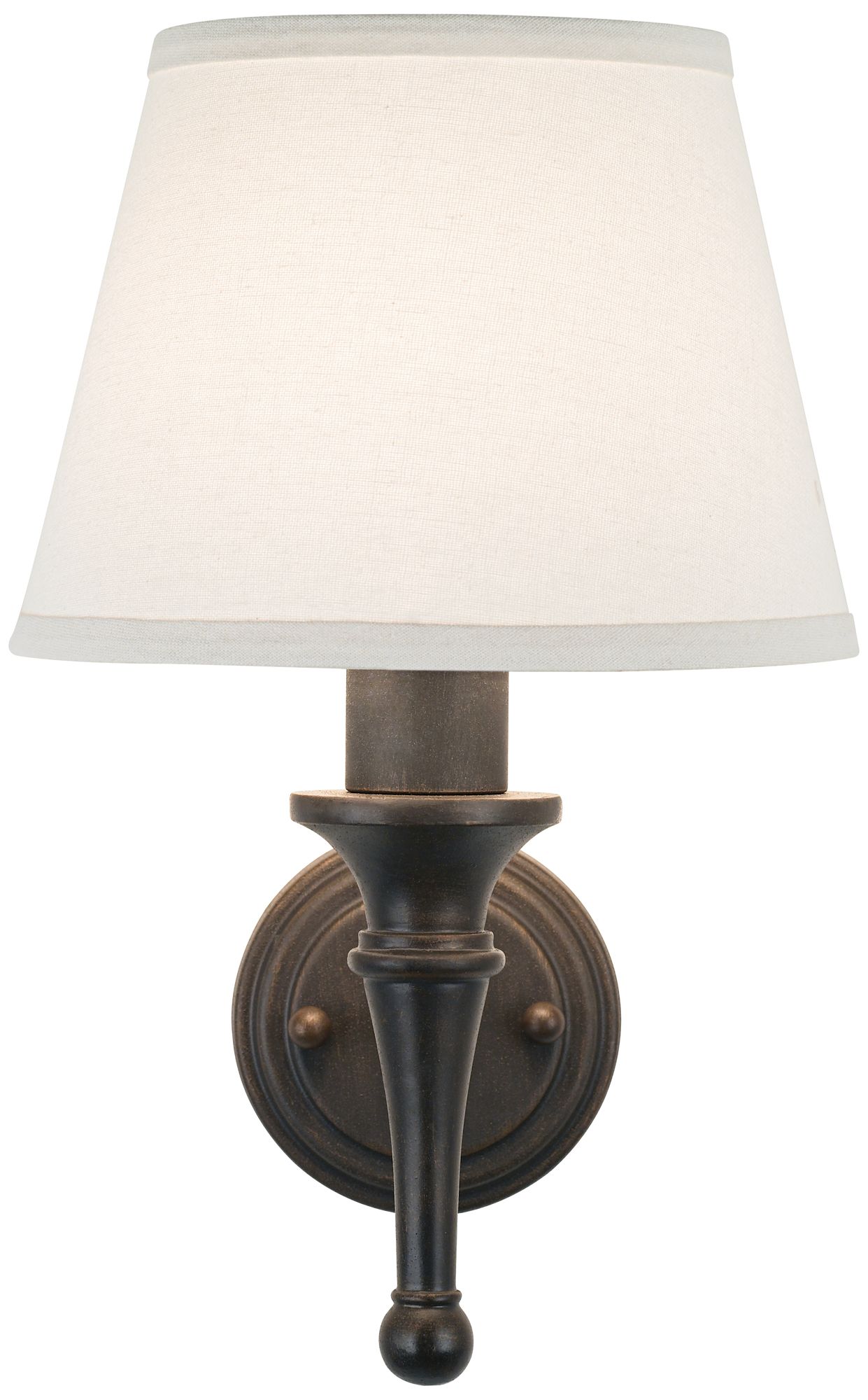 Braidy Bronze Plugin Wall Sconce with Cord Cover 17T78 Lamps Plus