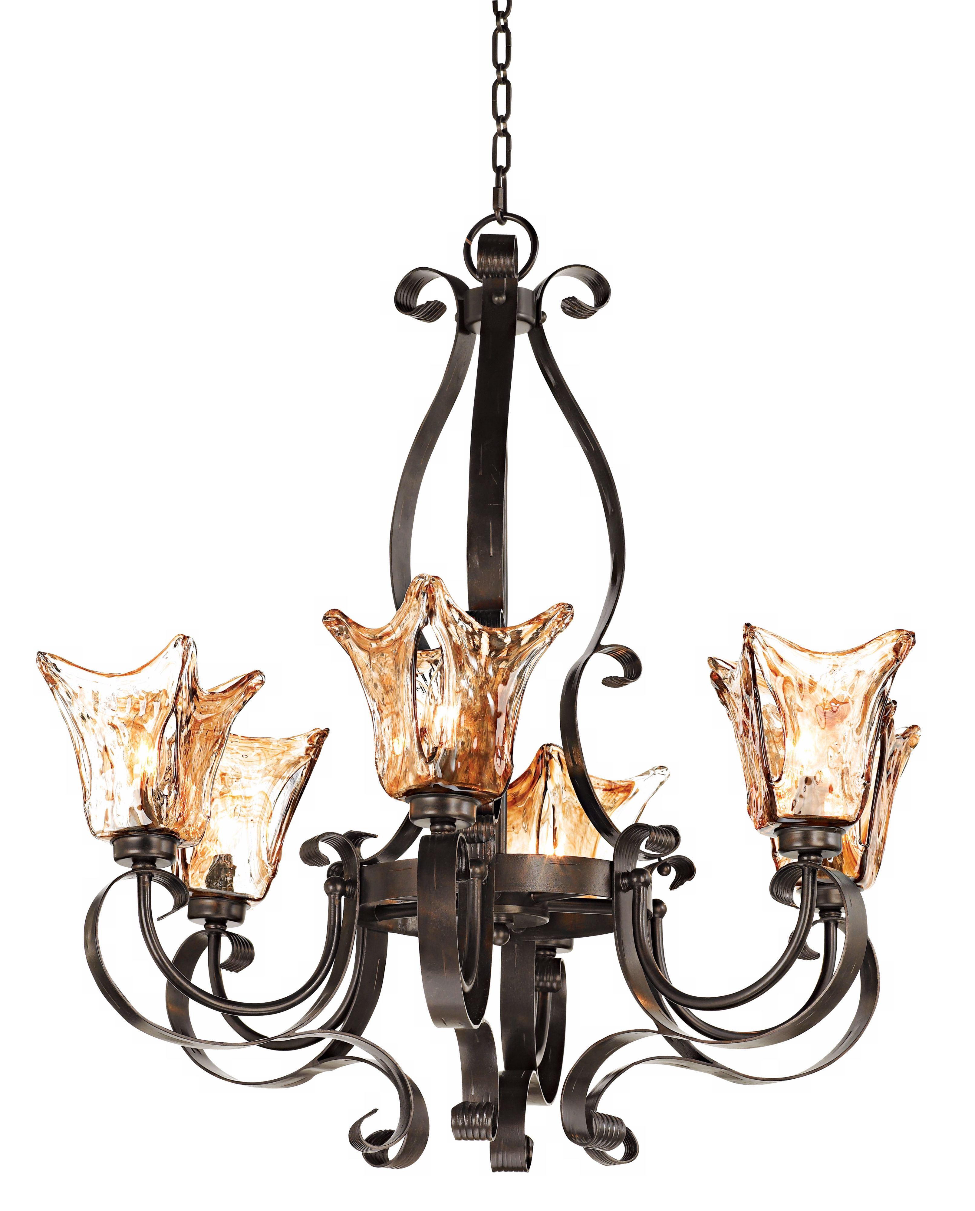 Uttermost Vetraio Collection 31" Wide 6Light Chandelier 18172