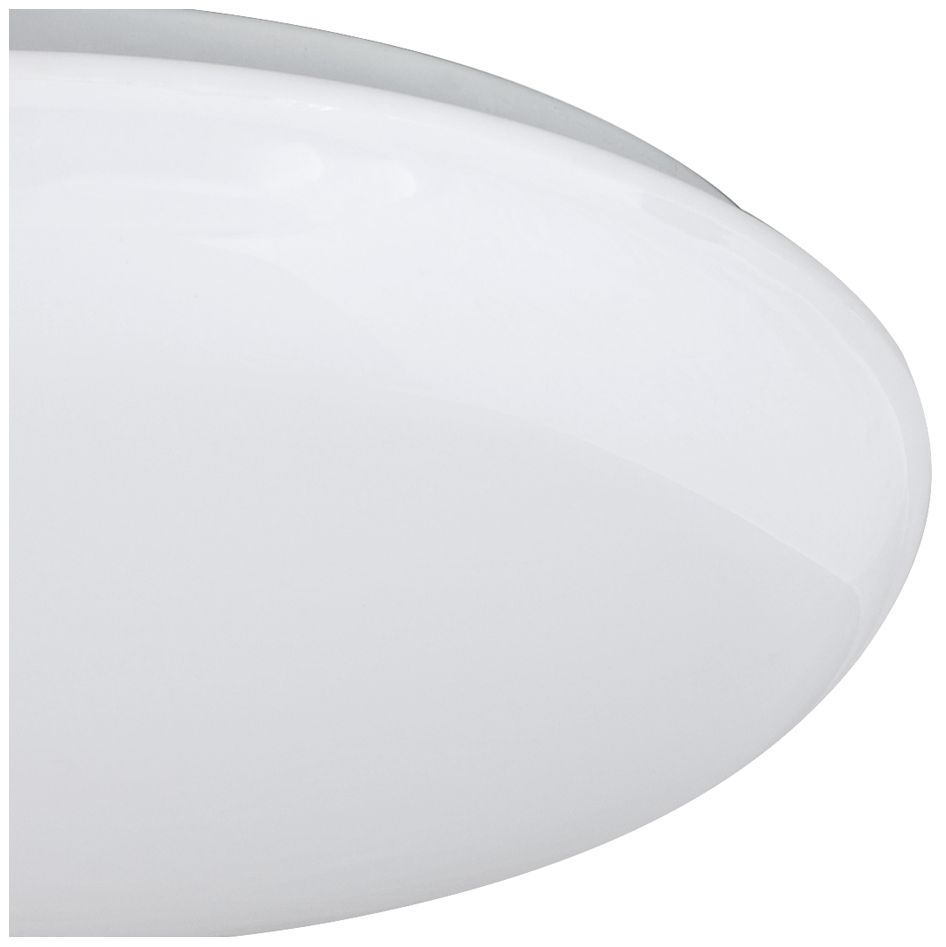 Levine Shallow Flushmount 19" Wide White LED Ceiling Light 1C032
