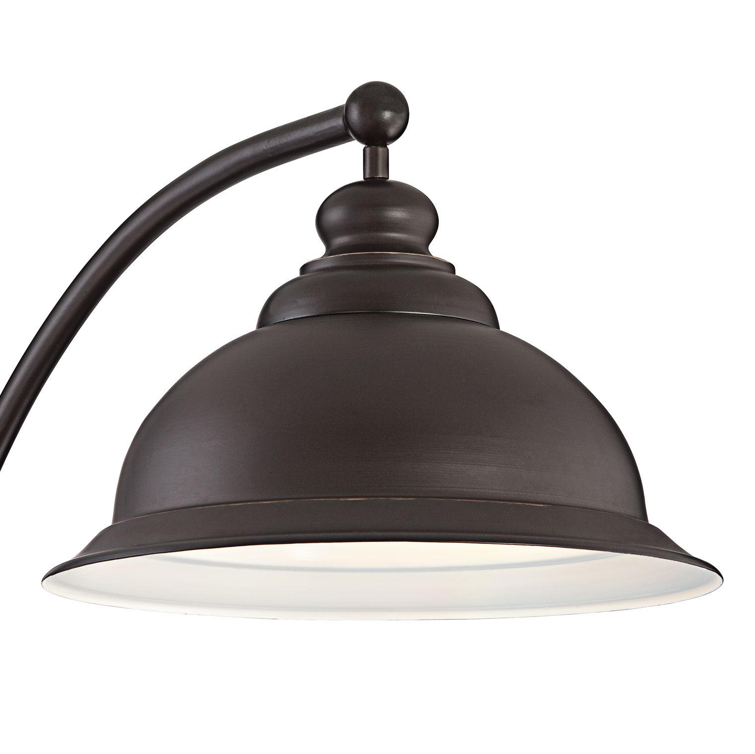 Wyatt II Dark Bronze Arc Floor Lamp 1F209 Lamps Plus