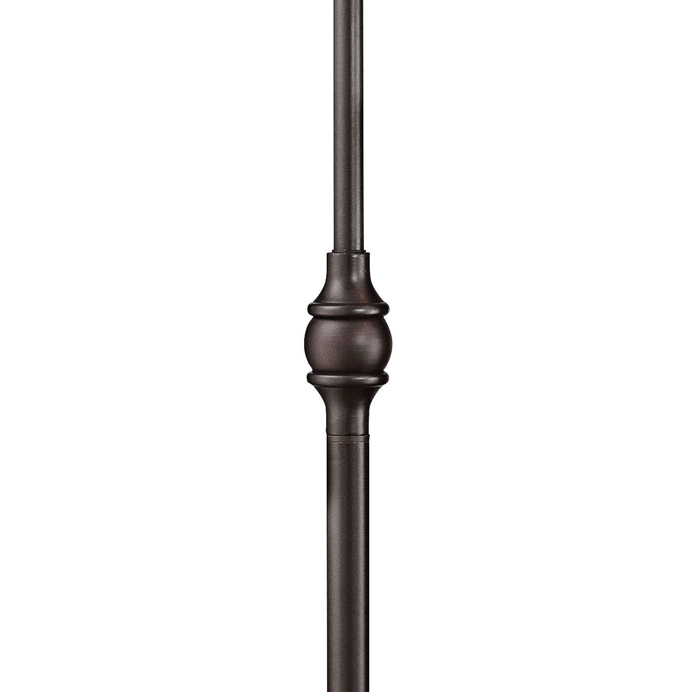 Wyatt II Dark Bronze Arc Floor Lamp 1F209 Lamps Plus