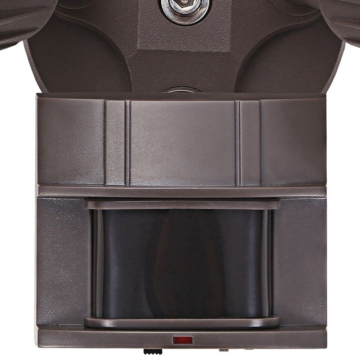 EcoStar 13"W Bronze Motion Sensor LED Security Light 1G657 Lamps Plus