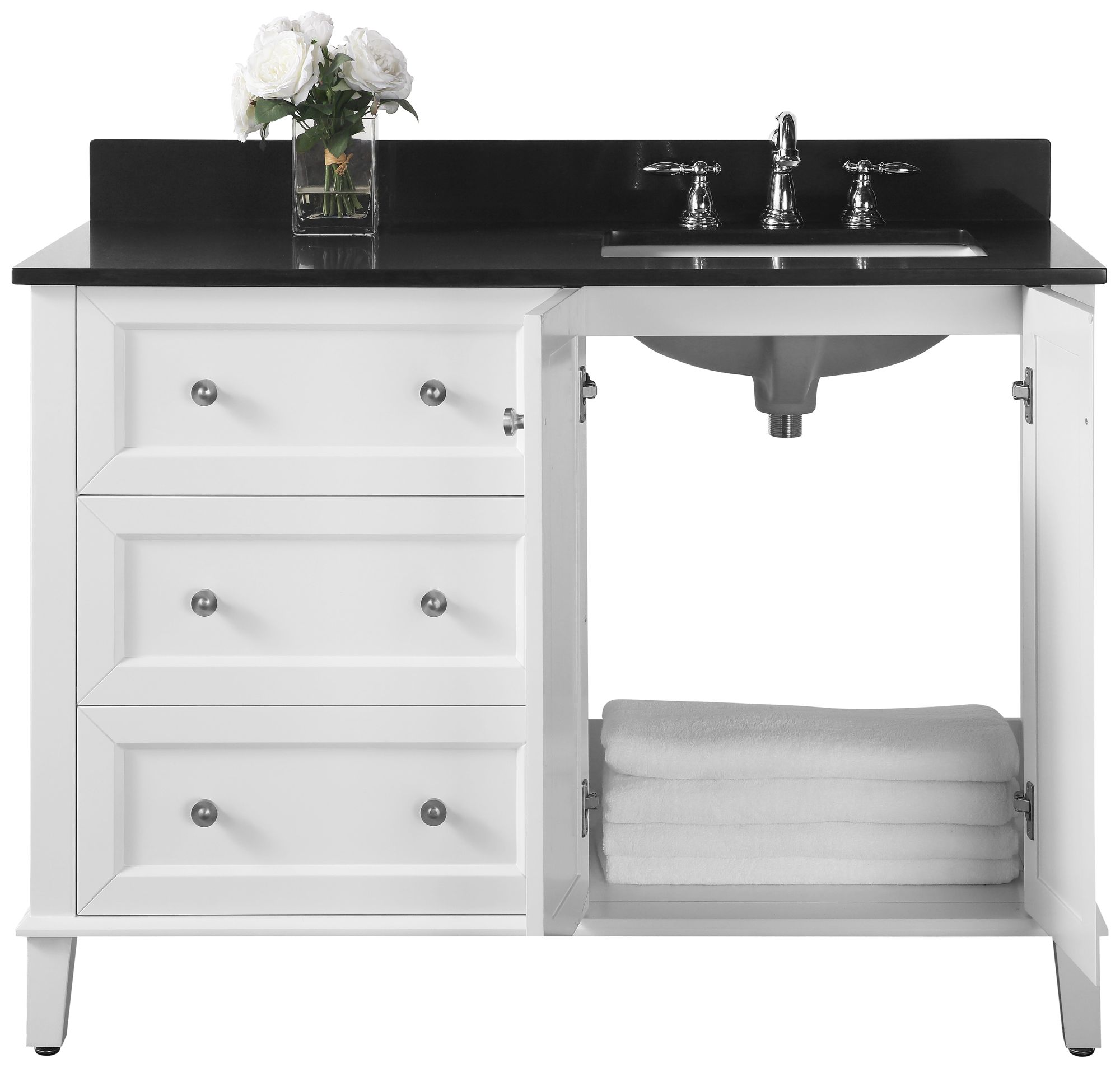48 Inch Bathroom Vanity Sink On Right Vanity Ideas