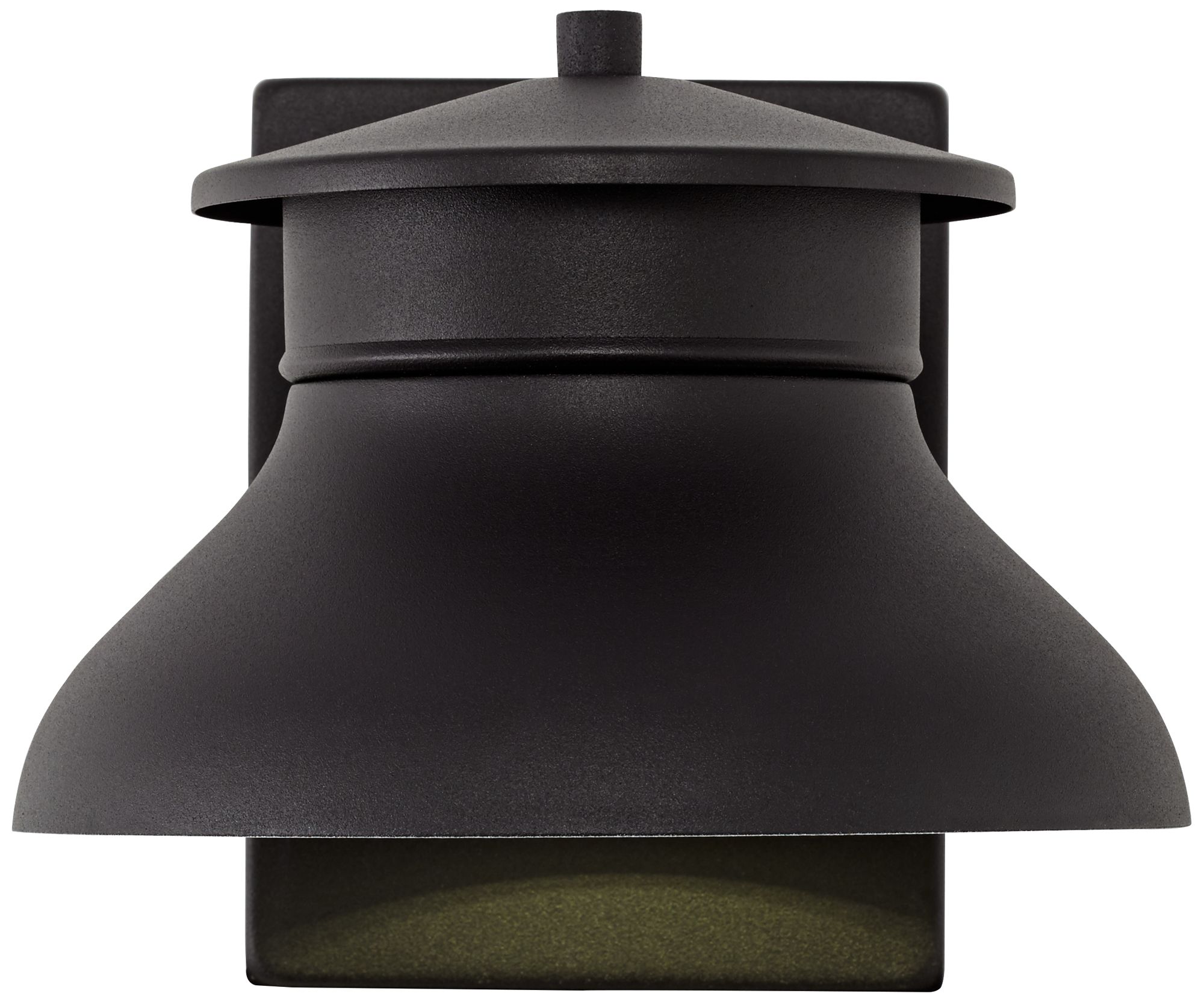 Danbury 5" High Black LED Outdoor Wall Lights Set of 2 1N891 Lamps