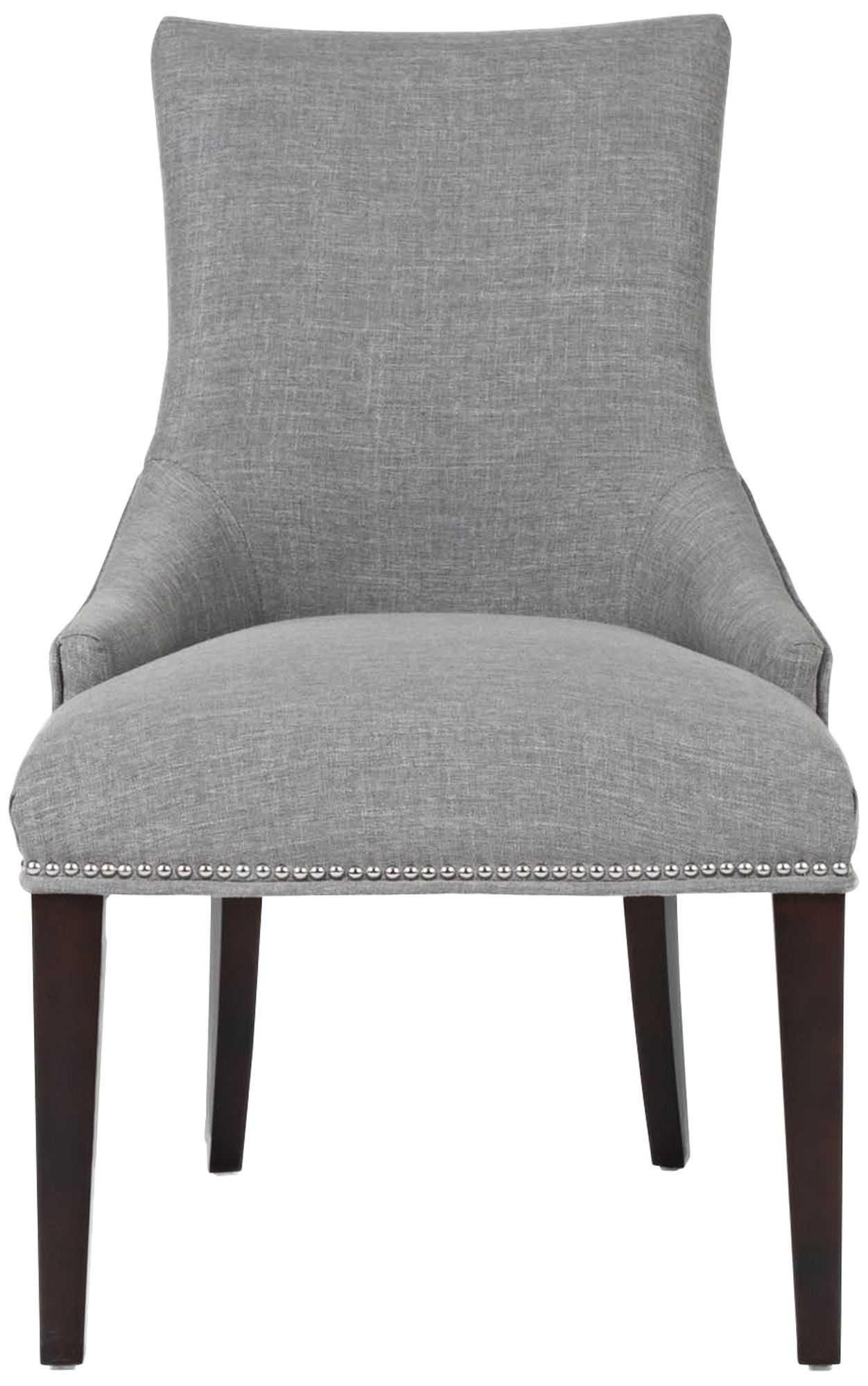 Villa Avenue Smoke Fabric Dining Chair 1P509 Lamps Plus