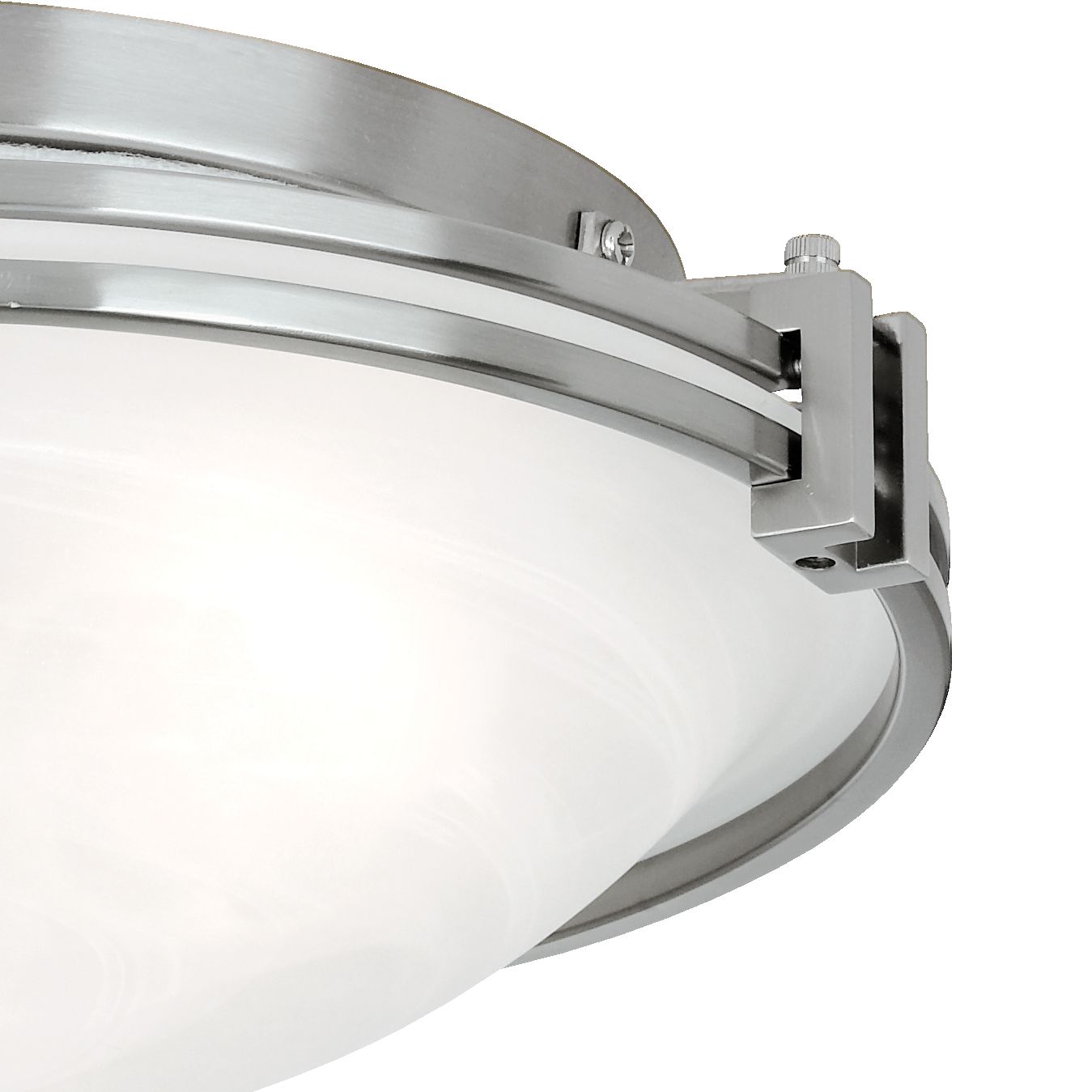 Possini Euro Design Nickel 16 3/4" Wide Ceiling Fixture 29206