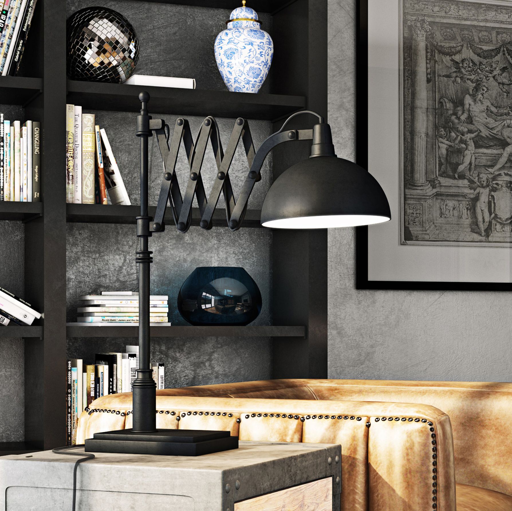 Lite Source Armstrong Desk Lamp Lite Source Armstrong Accordion Arm Bronze Desk Lamp 2C143 Lamps Plus