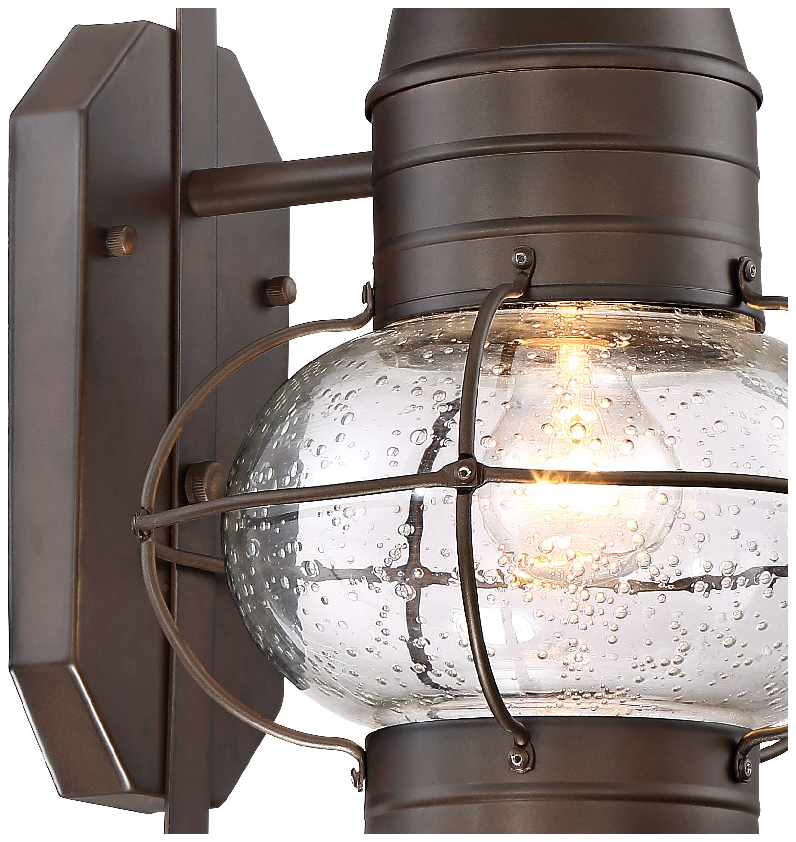 Galt 19 3/4"H Rubber Bronze Motion Sensor Outdoor Wall Light 33H73