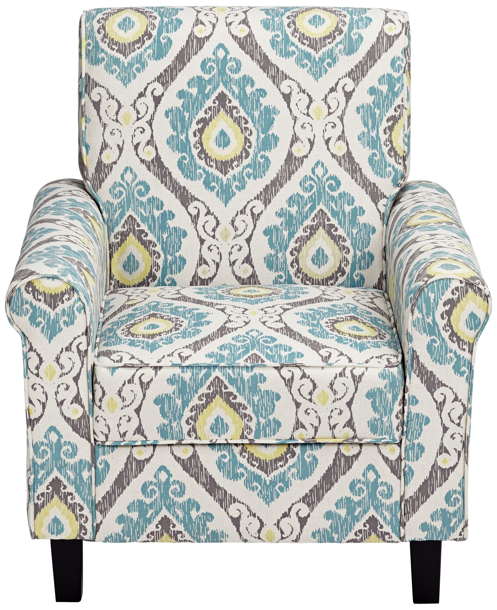 Lansbury MultiColor Ikat Print Fabric Accent Chair 34P00 Lamps Plus