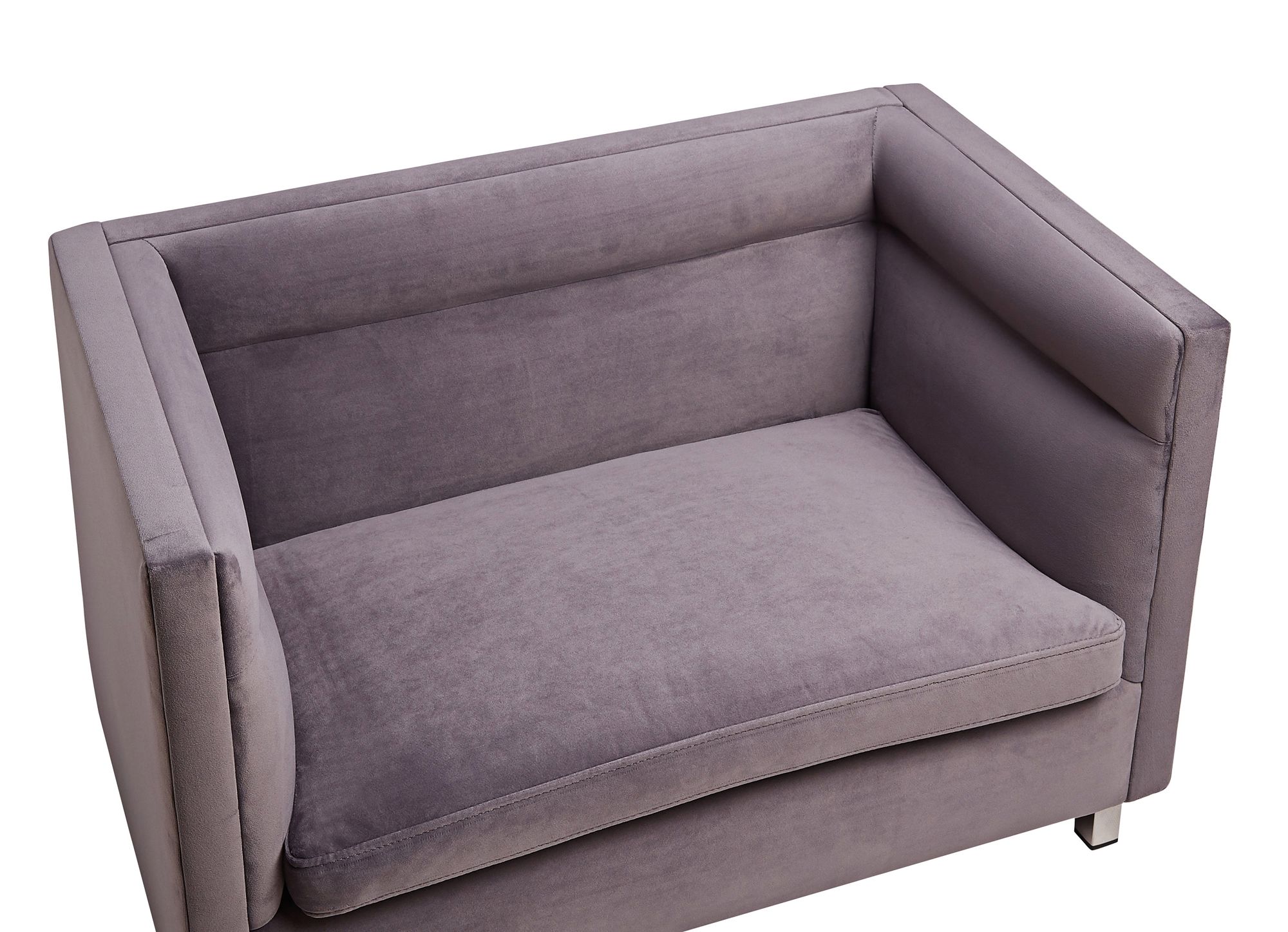 Beagle Gray Velvet Pet Sofa Bed 34P37 Lamps Plus