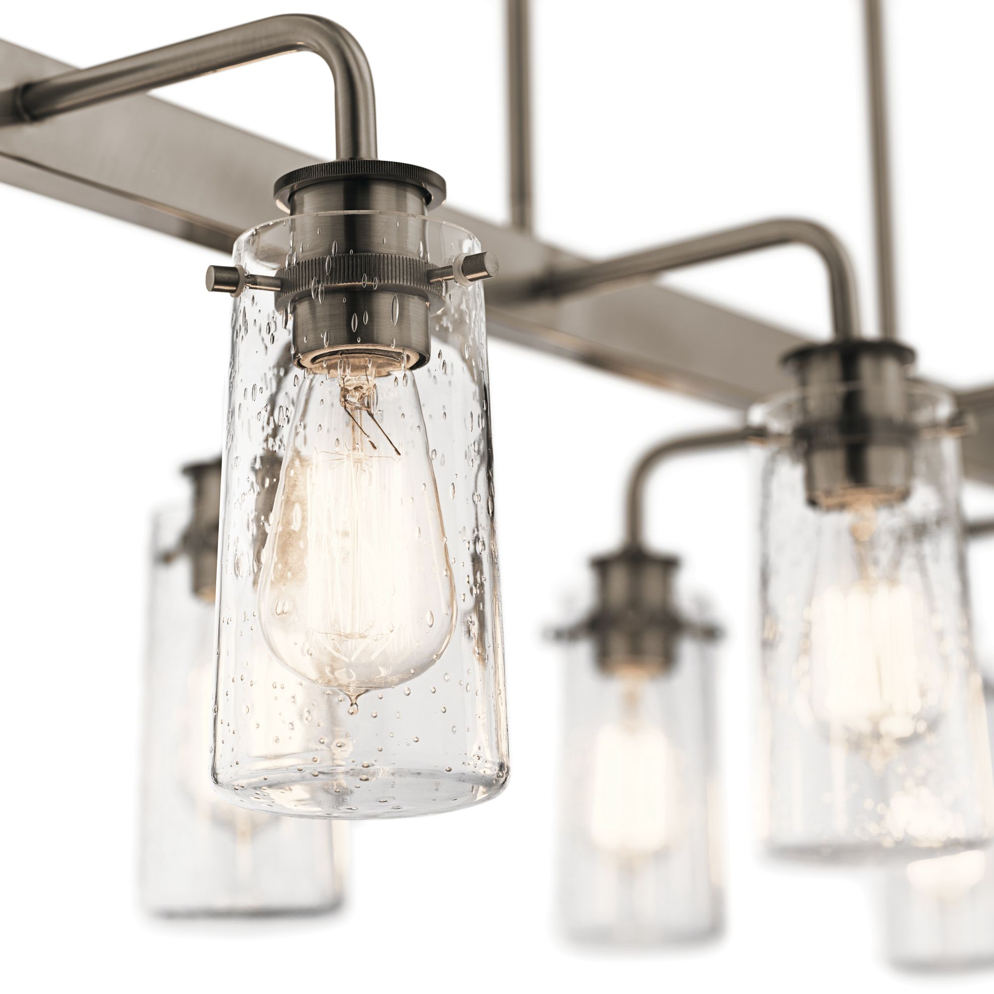 Braelyn 42"W Classic Pewter Kitchen Island Light Chandelier 35H80