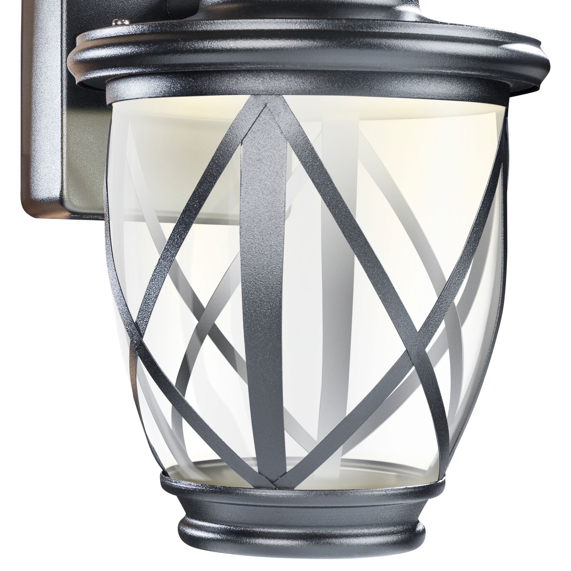 Allure 13" High Black LED Motion Sensor Outdoor Wall Light 35P24