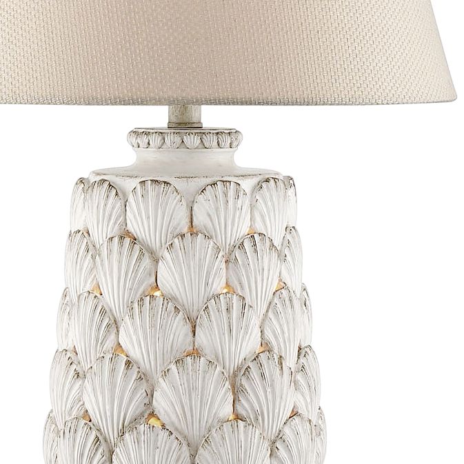 Island Seashell Night Light Table Lamps Set of 2 35V30 Lamps Plus