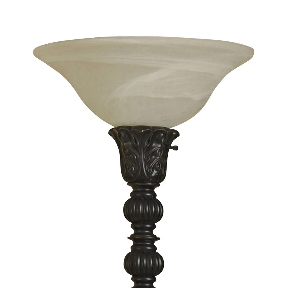Madison Bronze Torchiere Floor Lamp 36H08 Lamps Plus