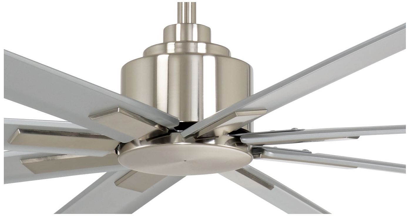 84" Minka Aire Xtreme H2O Brushed Nickel Wet Ceiling Fan 37K59