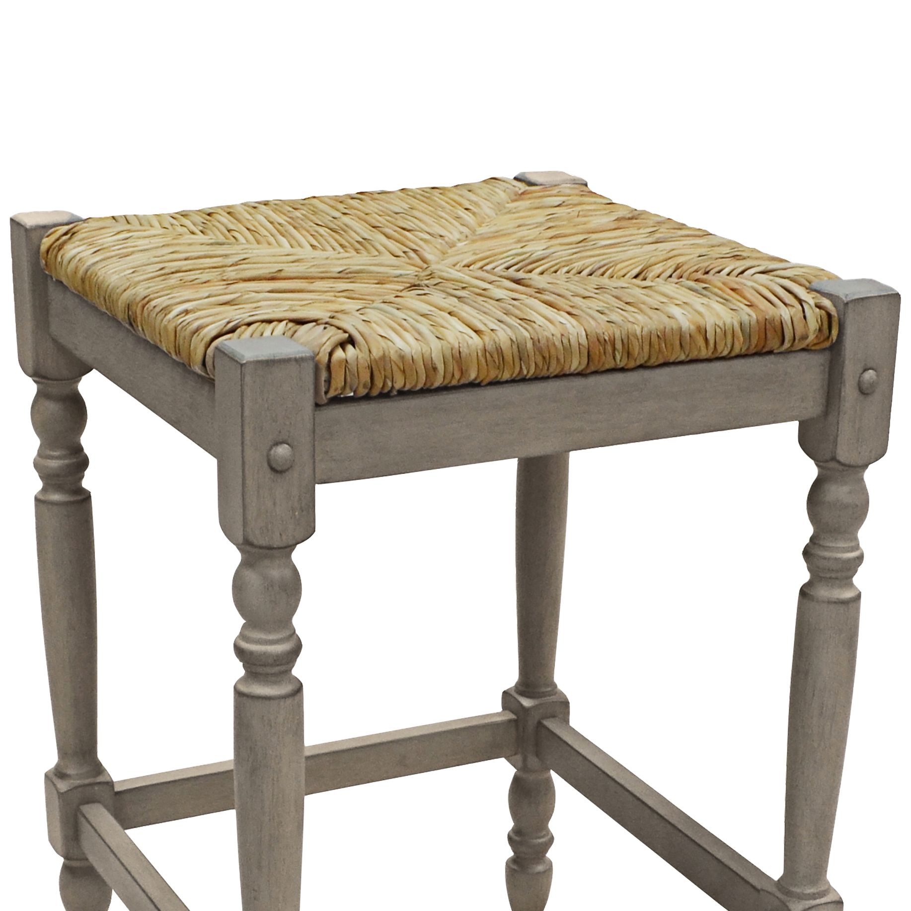 Thomasville 23 3/4" Weathered Gray Counter Stool 37R66 Lamps Plus