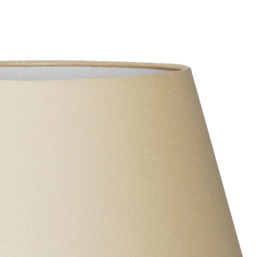 British Beige Empire Hardback Lamp Shade 10x14x10 (Spider) 37V85