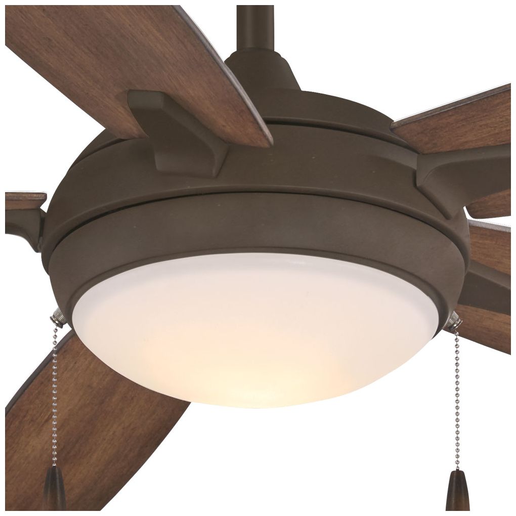 54" Minka Aire LunAire Oil Rubbed Bronze LED Ceiling Fan 37X39