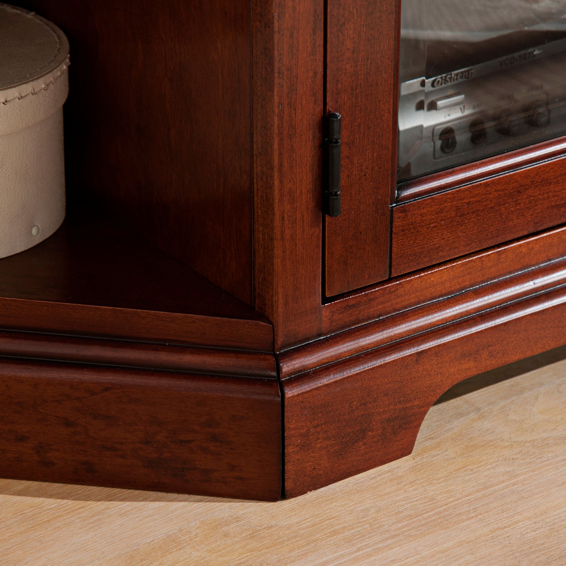 Treble Rich 46" Wide Cherry Wood 2Door Corner TV Stand 38A11 Lamps Plus