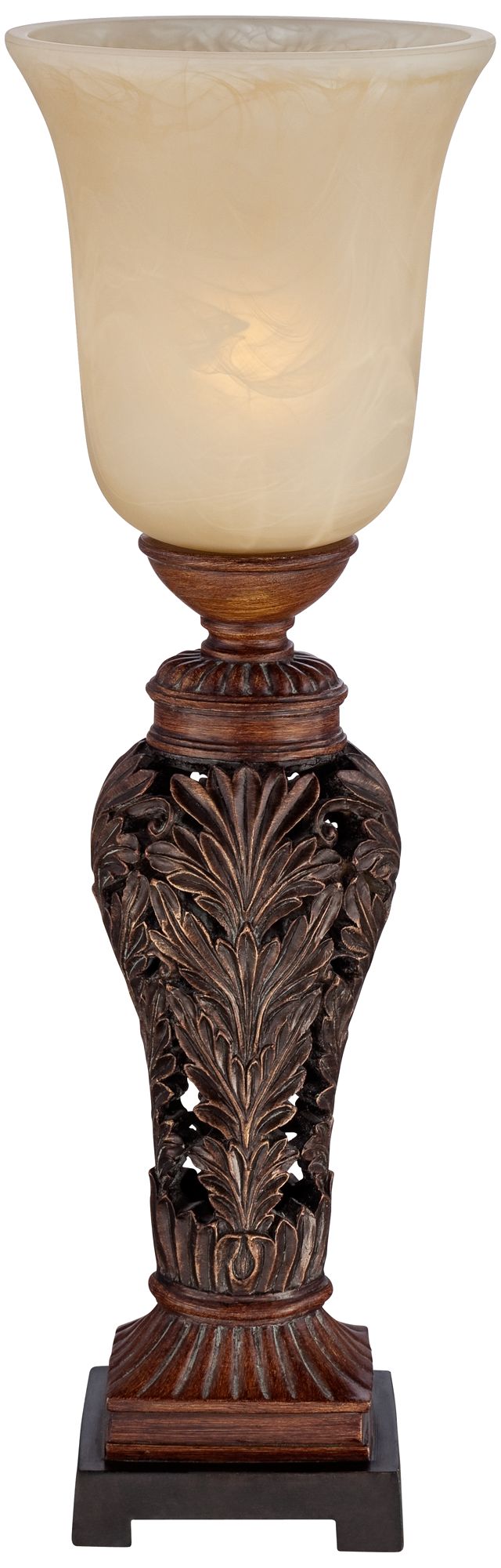 Double Bronze 24" High Console Lamp by Regency Hill 3F197 Lamps Plus