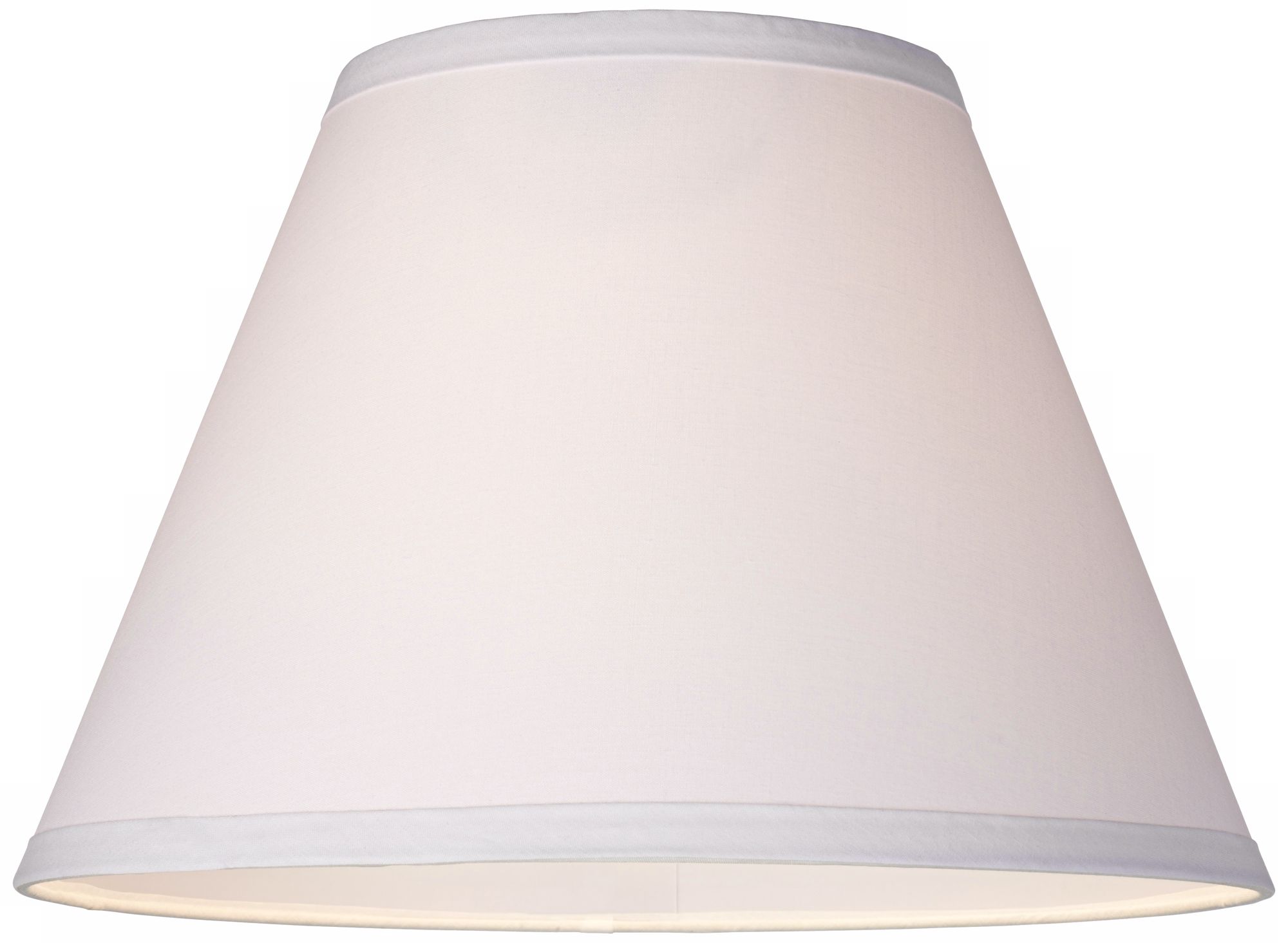 White Table Lamp Clip Shade 6x12x8.5 (ClipOn) 3K805 Lamps Plus